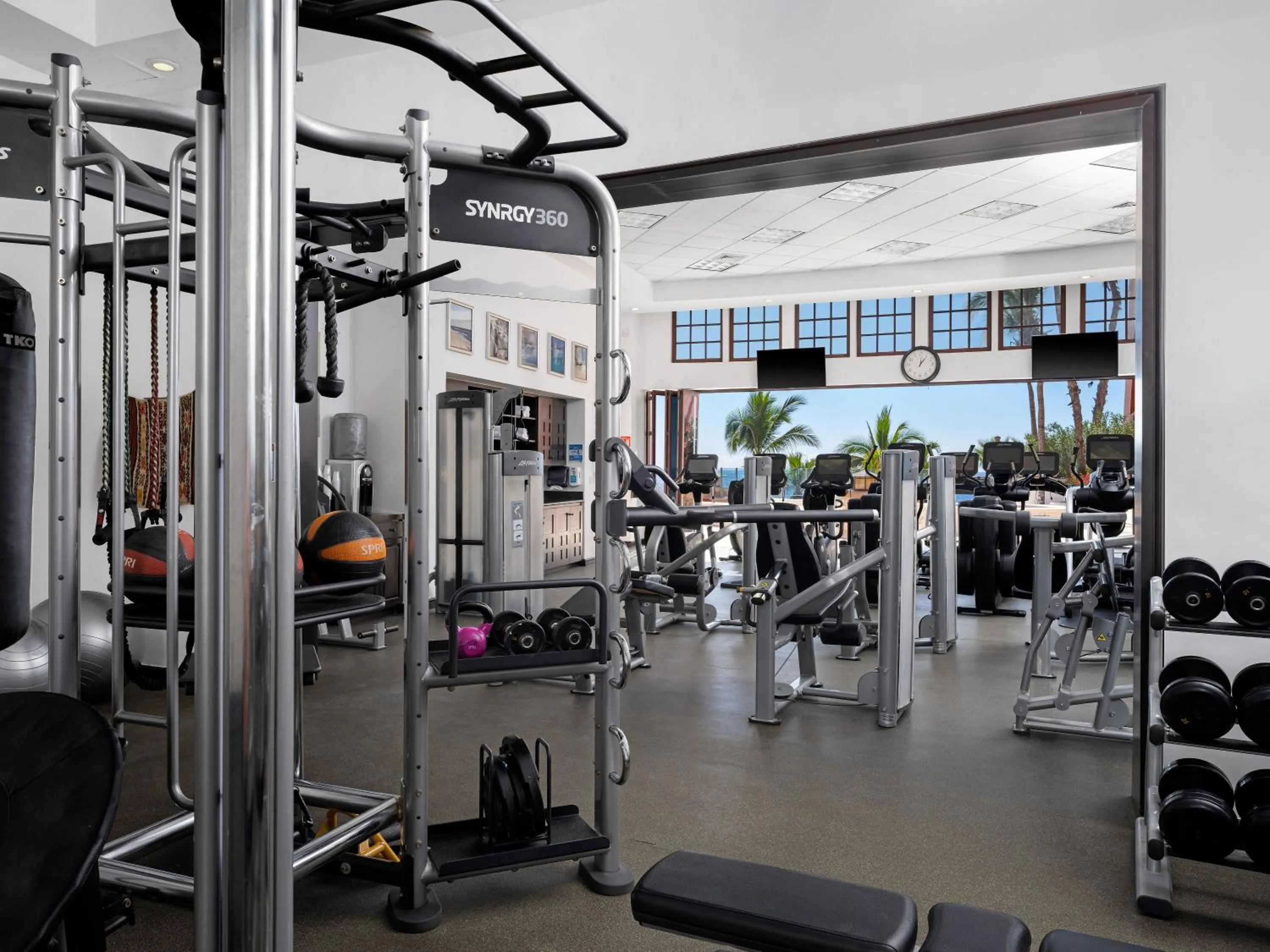 Fitness centre/facilities in Hyatt Vacation Club at Sirena del Mar