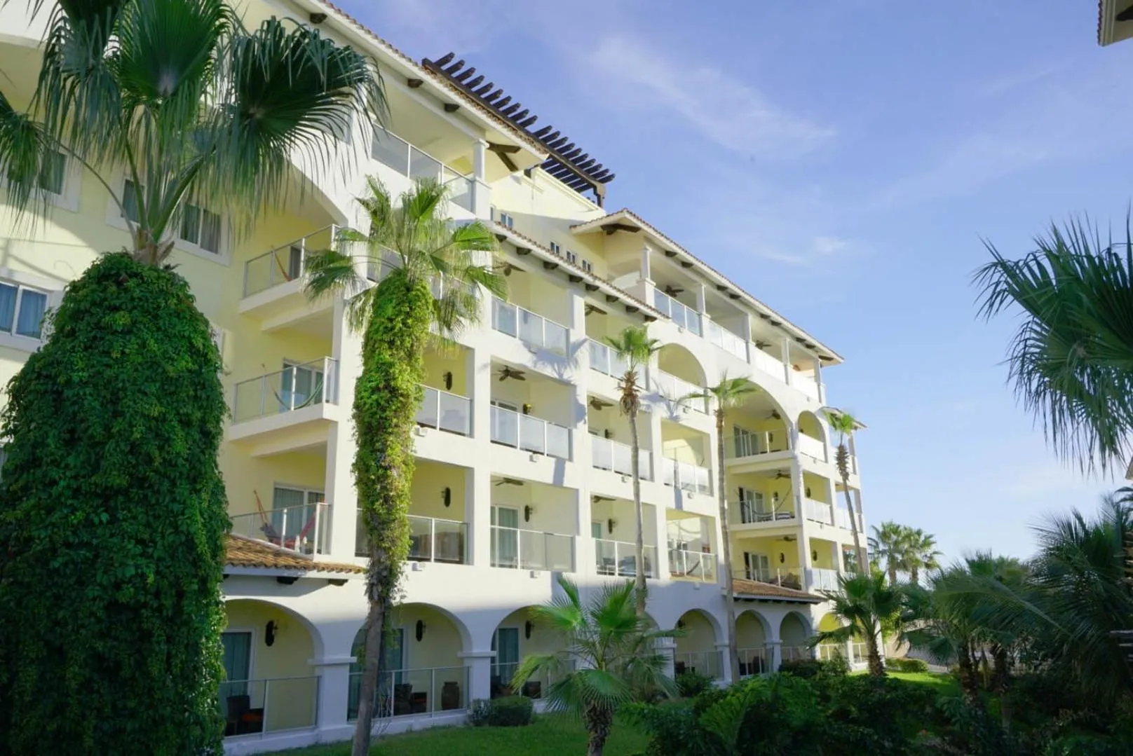 Property building in Hyatt Vacation Club at Sirena del Mar