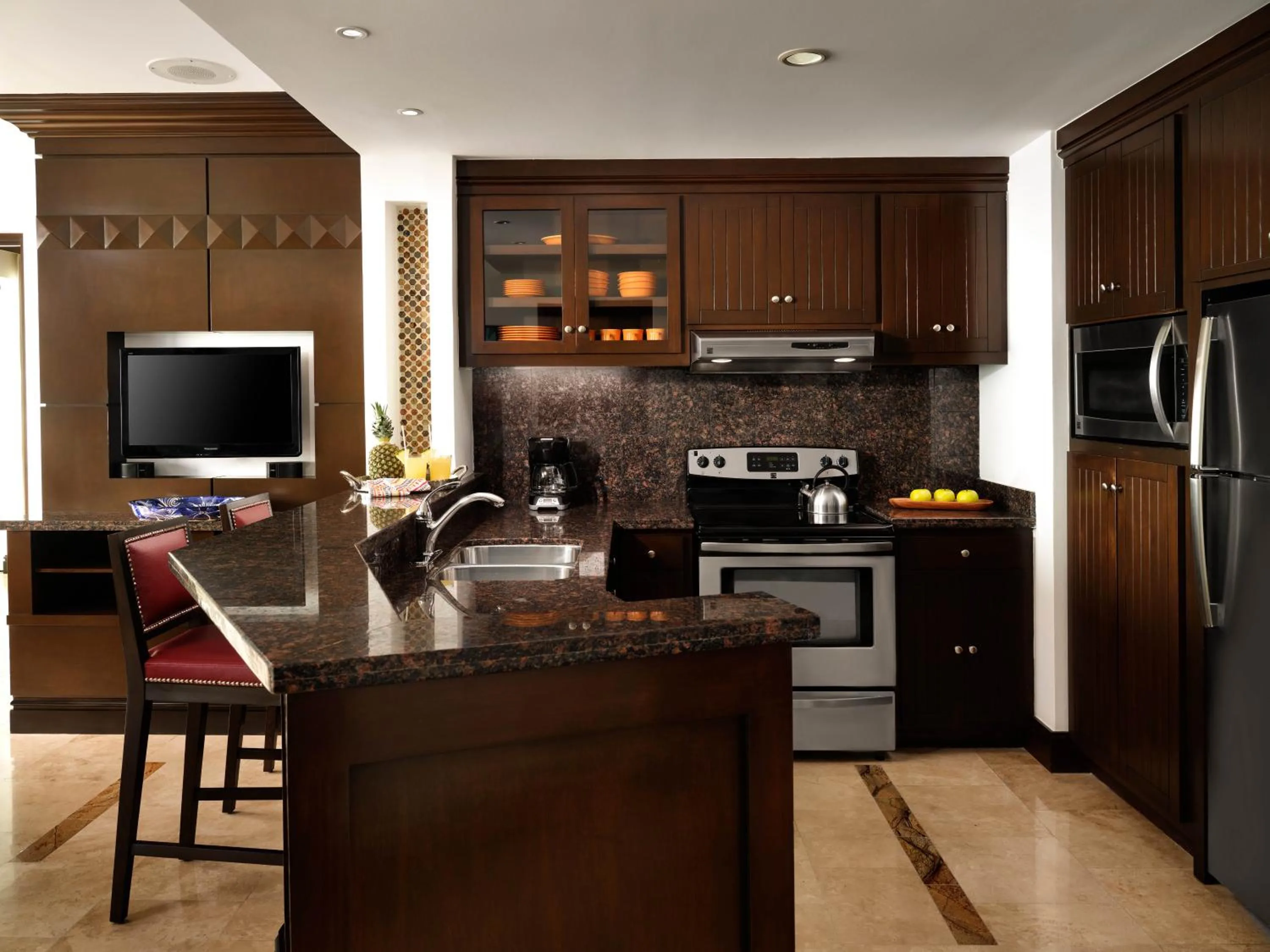 Kitchen or kitchenette in Hyatt Vacation Club at Sirena del Mar