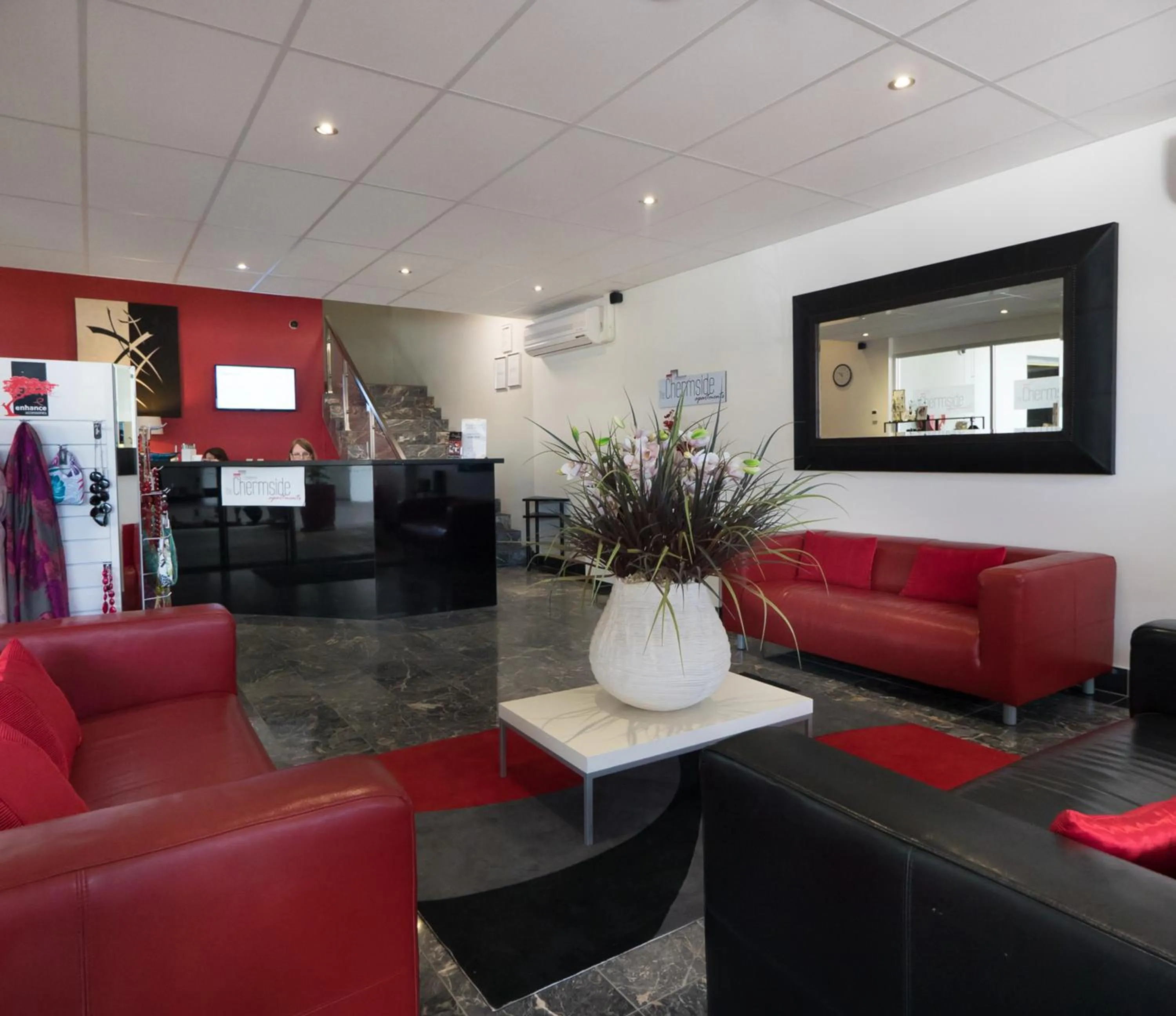 Lobby or reception in The Chermside Apartments