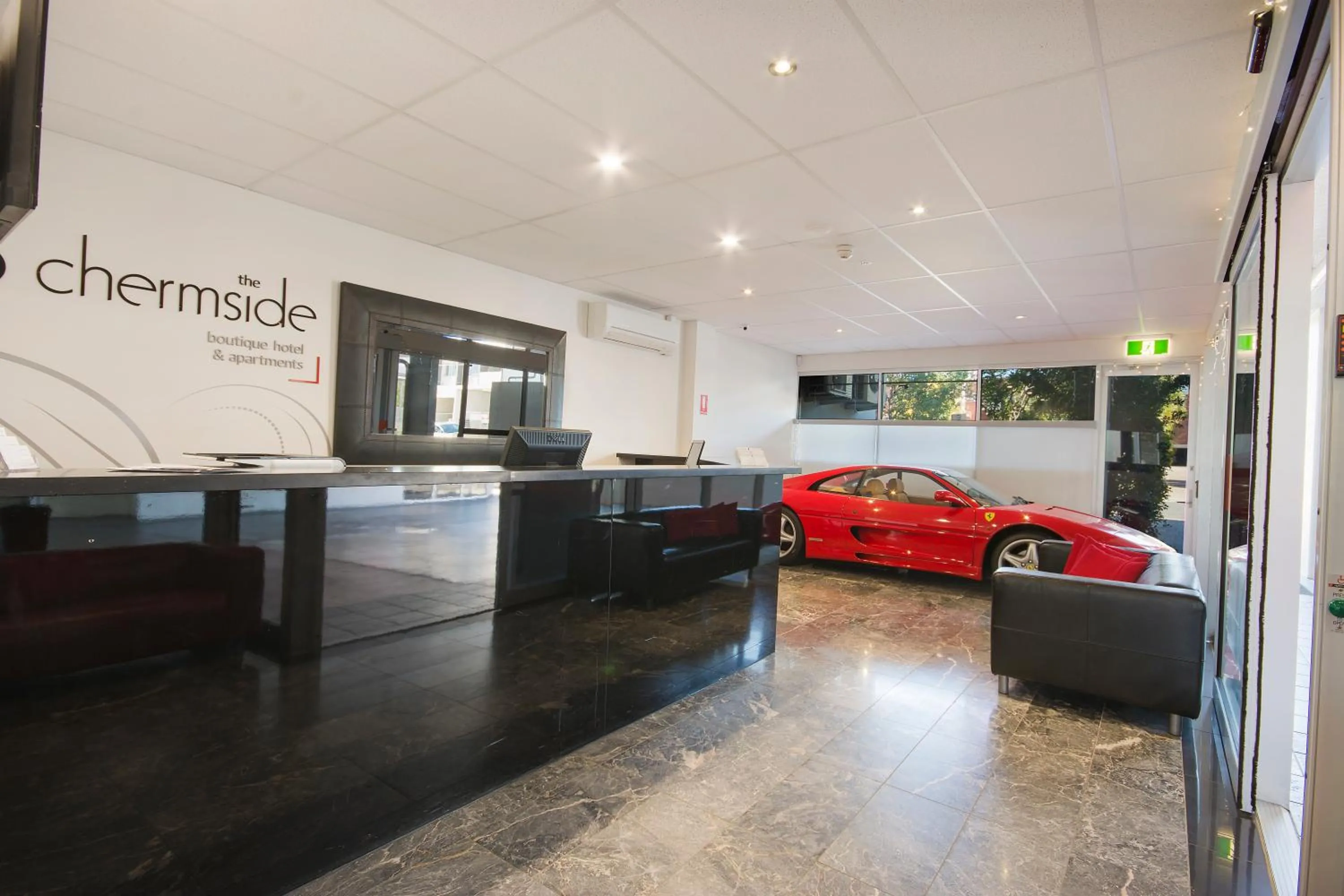 Lobby or reception in The Chermside Apartments