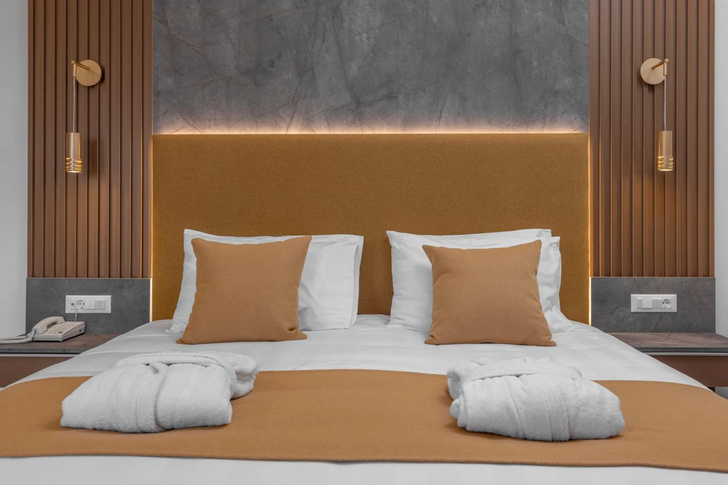 Bed in Rhodos Horizon Boutique-Adults only