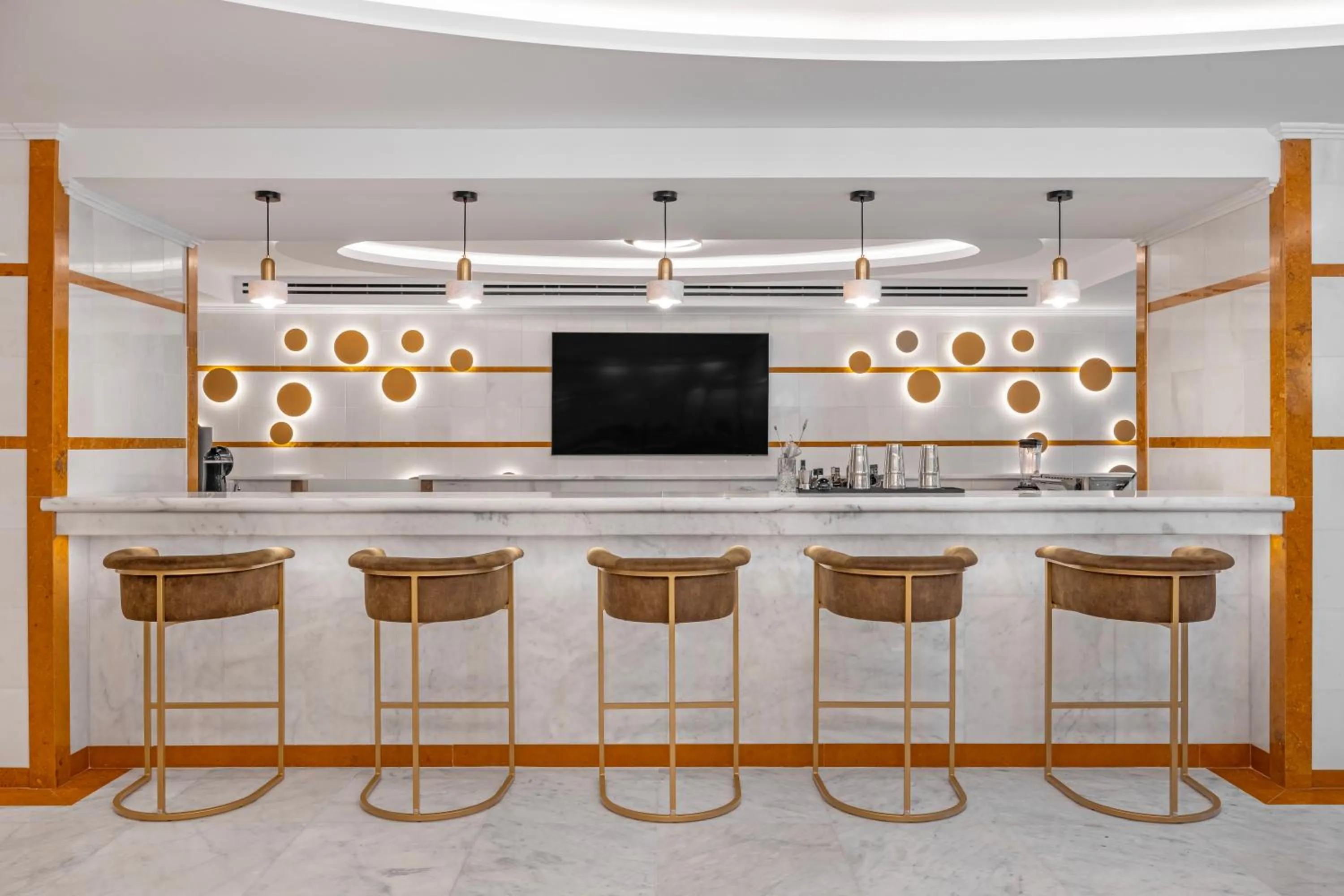 Lounge or bar in Rhodos Horizon Boutique-Adults only