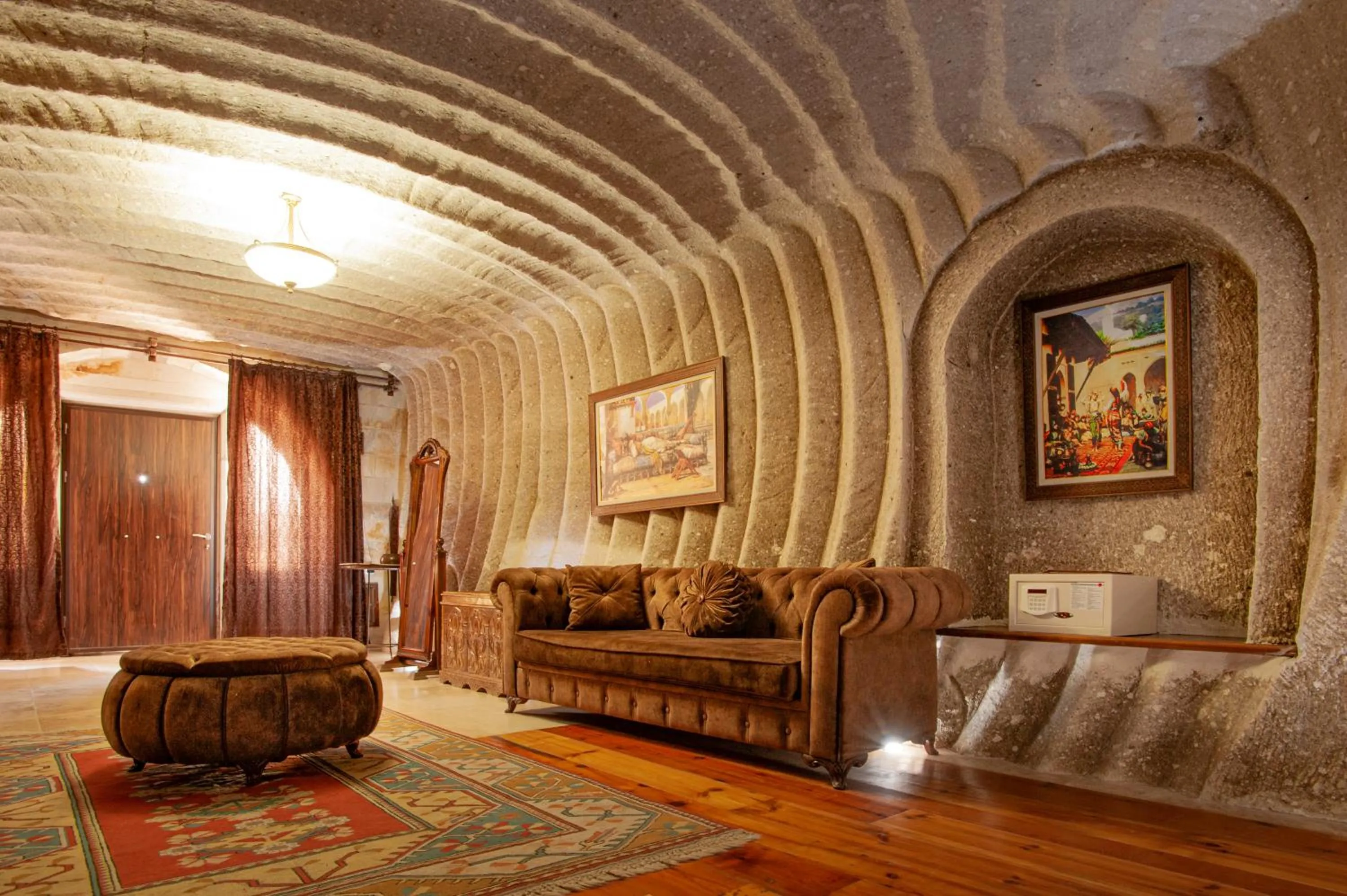 Living room in Ottoman Cave Suites