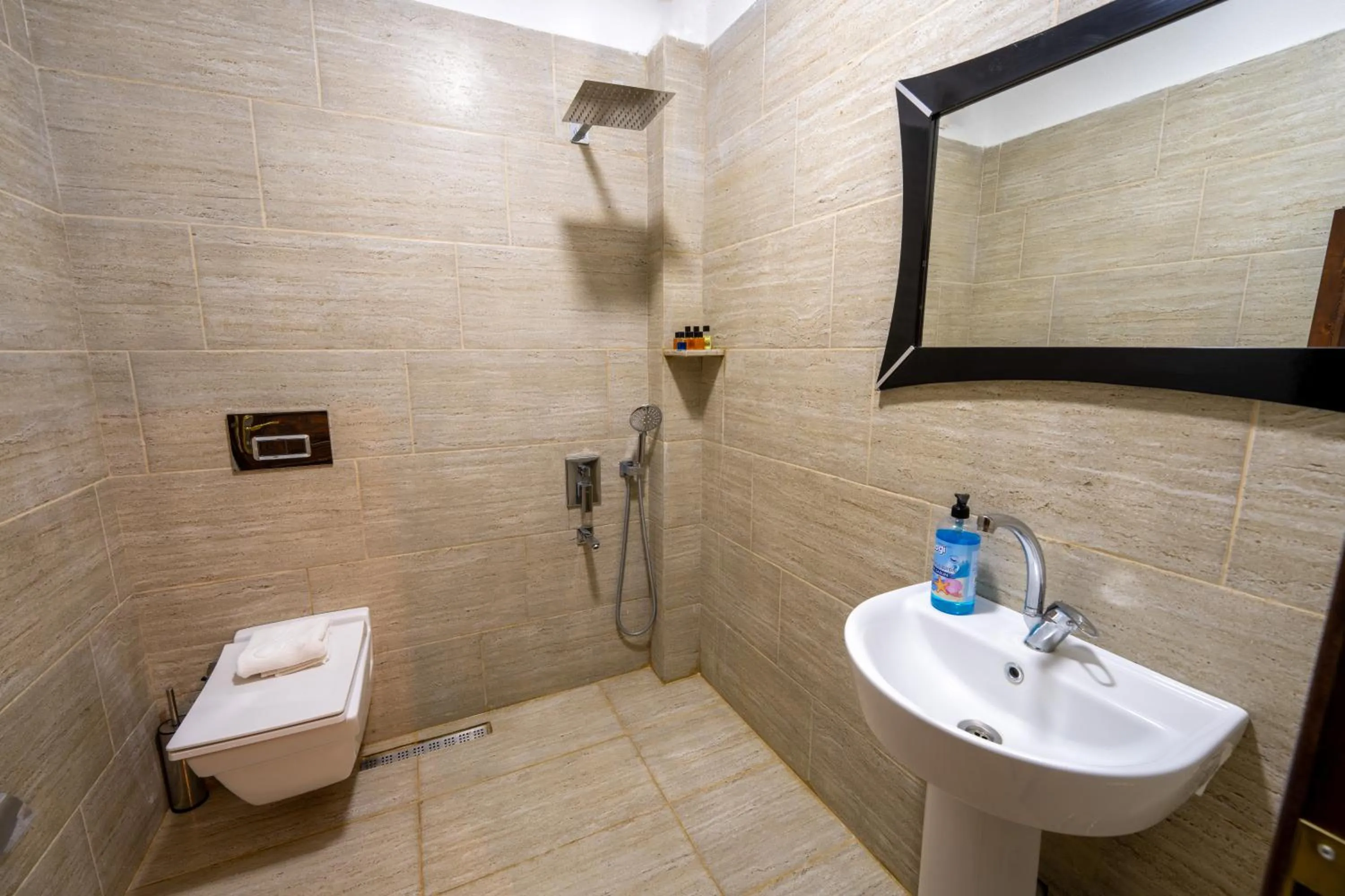 Shower in hotels crazy horse