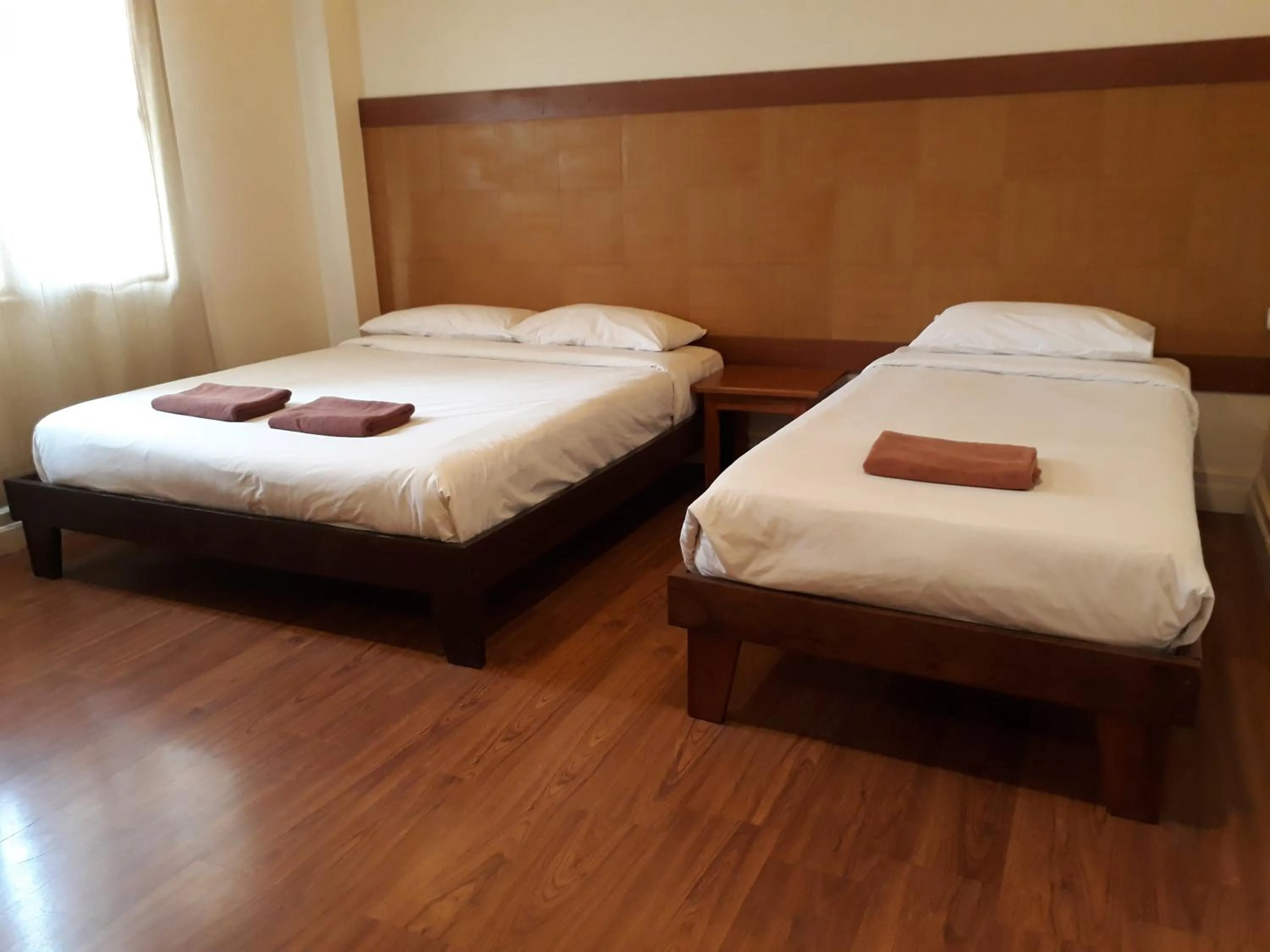 Bed in Laos Haven Hotel