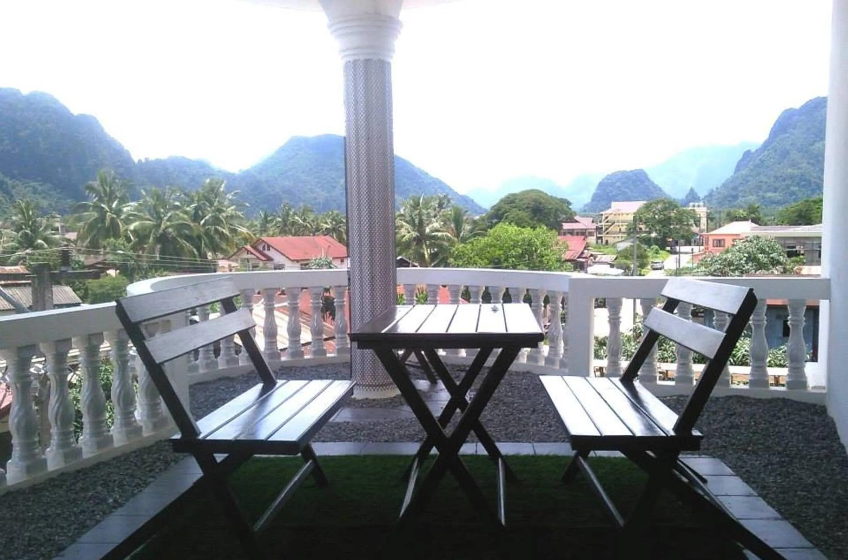 Balcony/Terrace in Laos Haven Hotel
