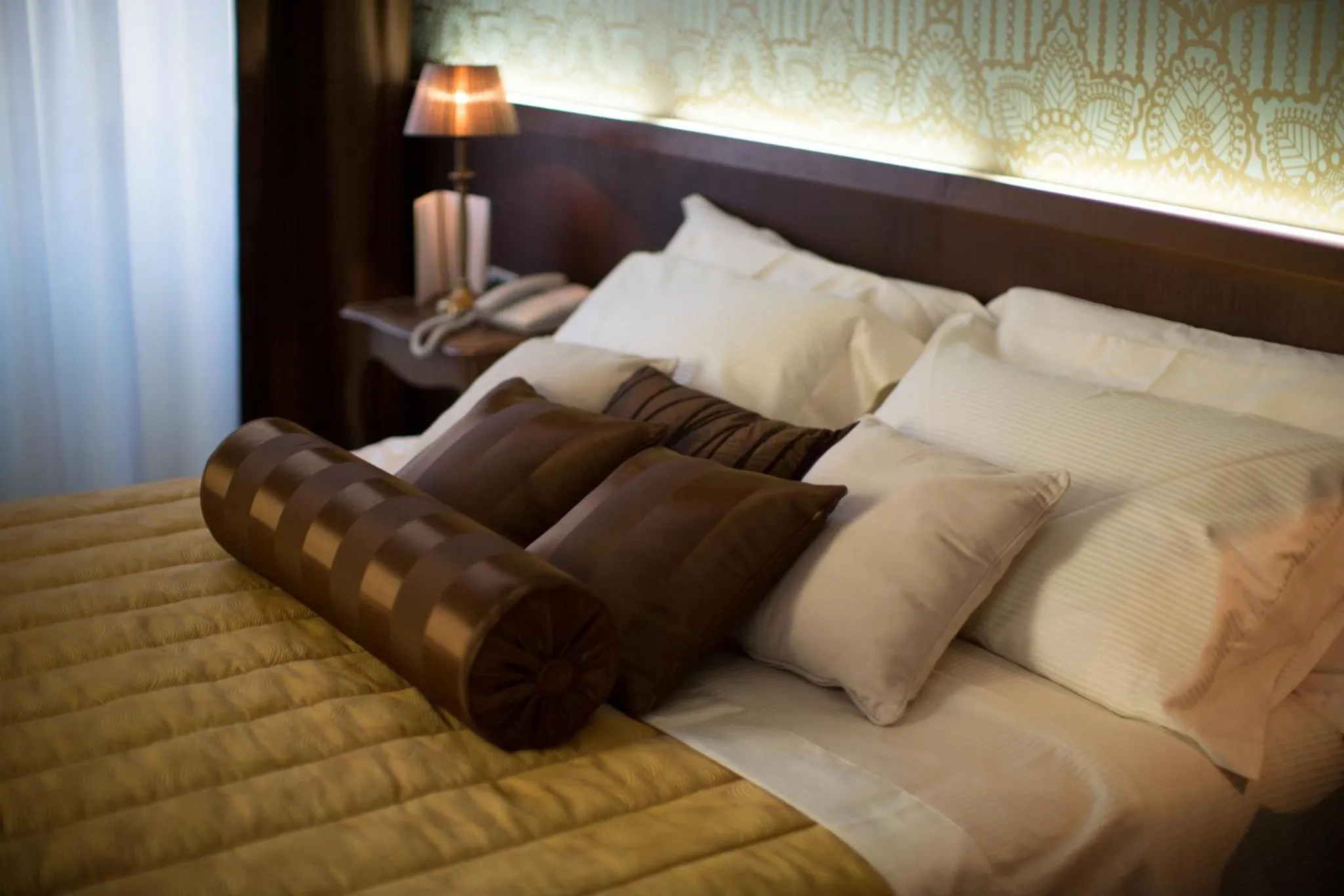 Bed in Hotel Dei Pittori