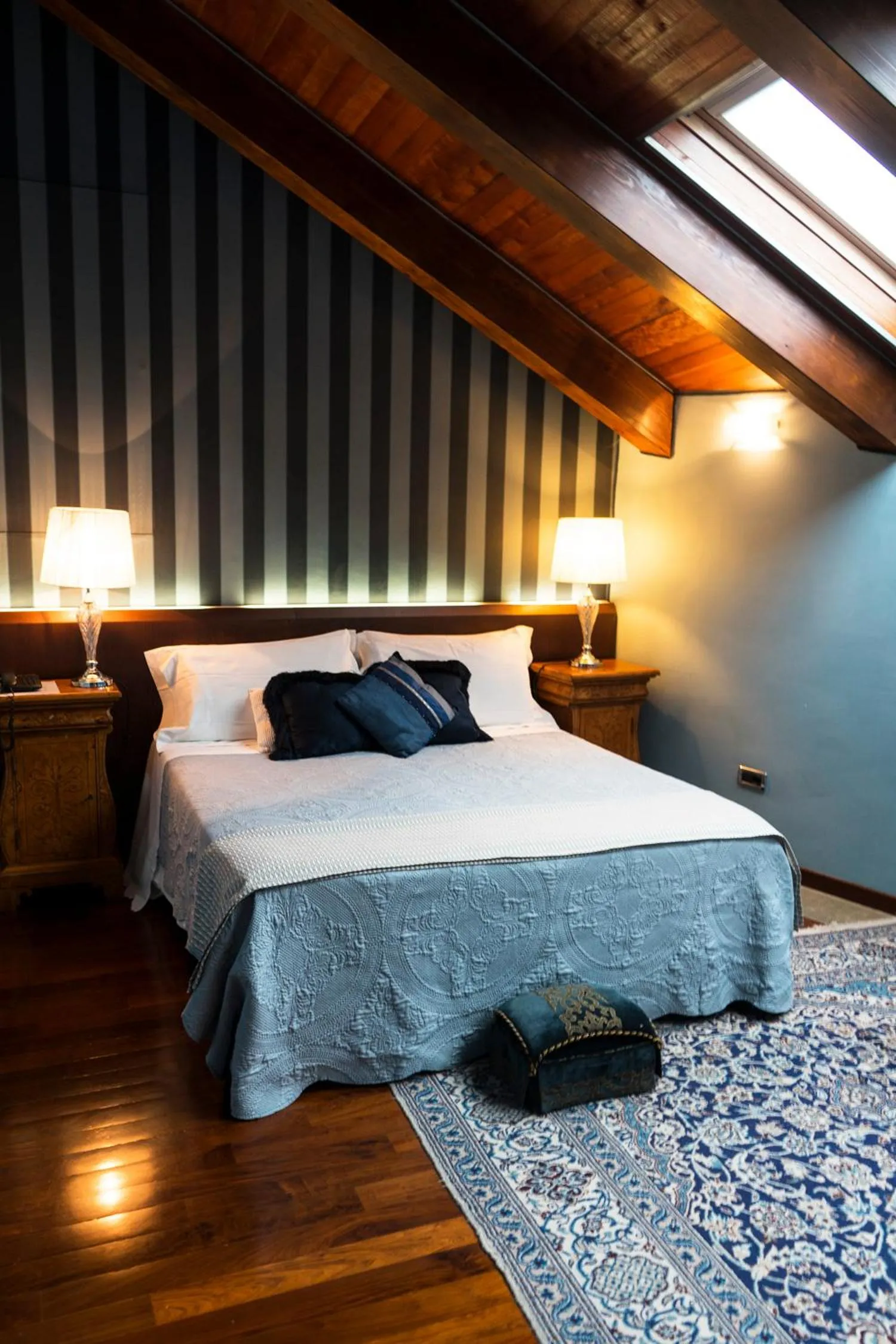 Bed in Hotel Dei Pittori