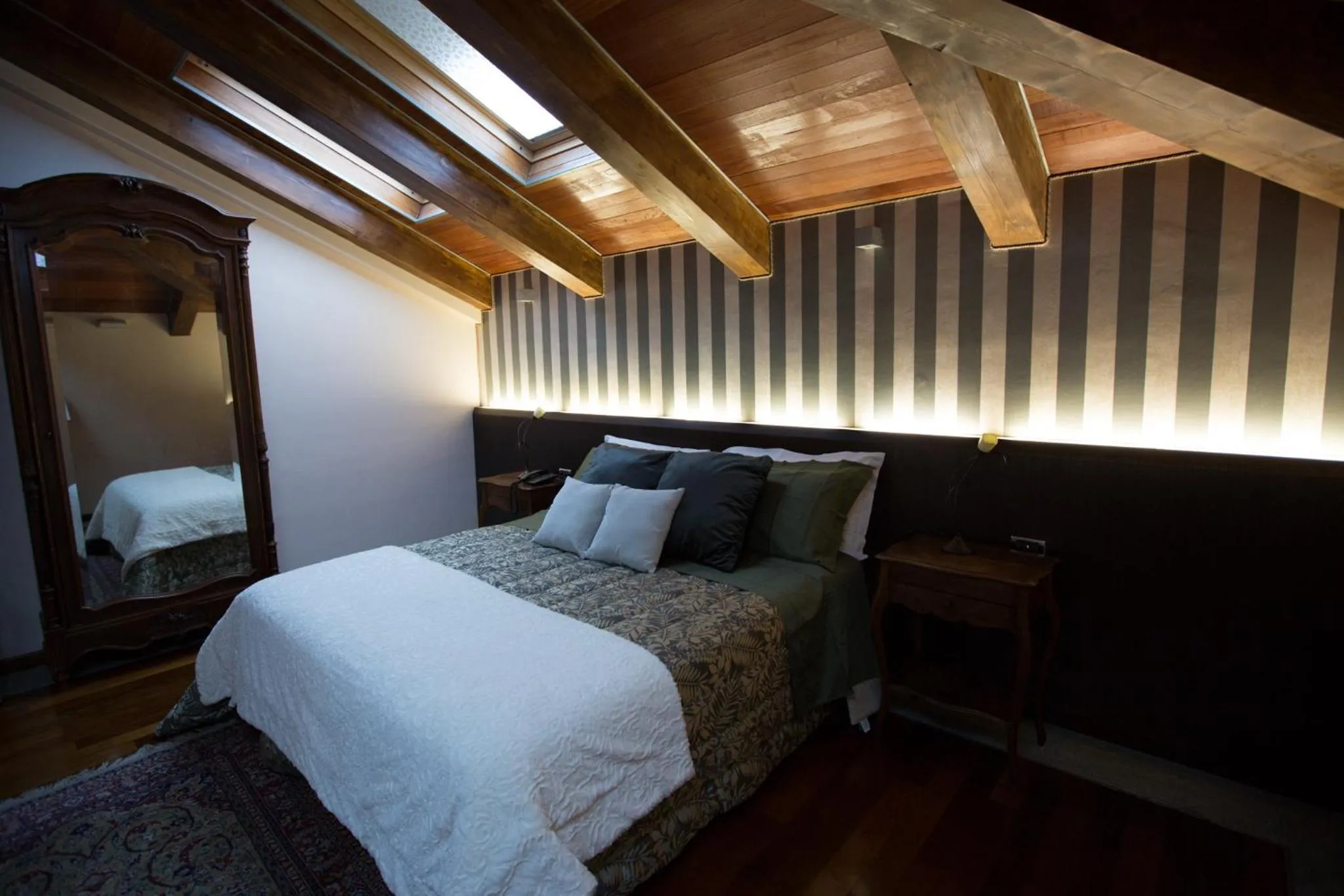 Bed in Hotel Dei Pittori