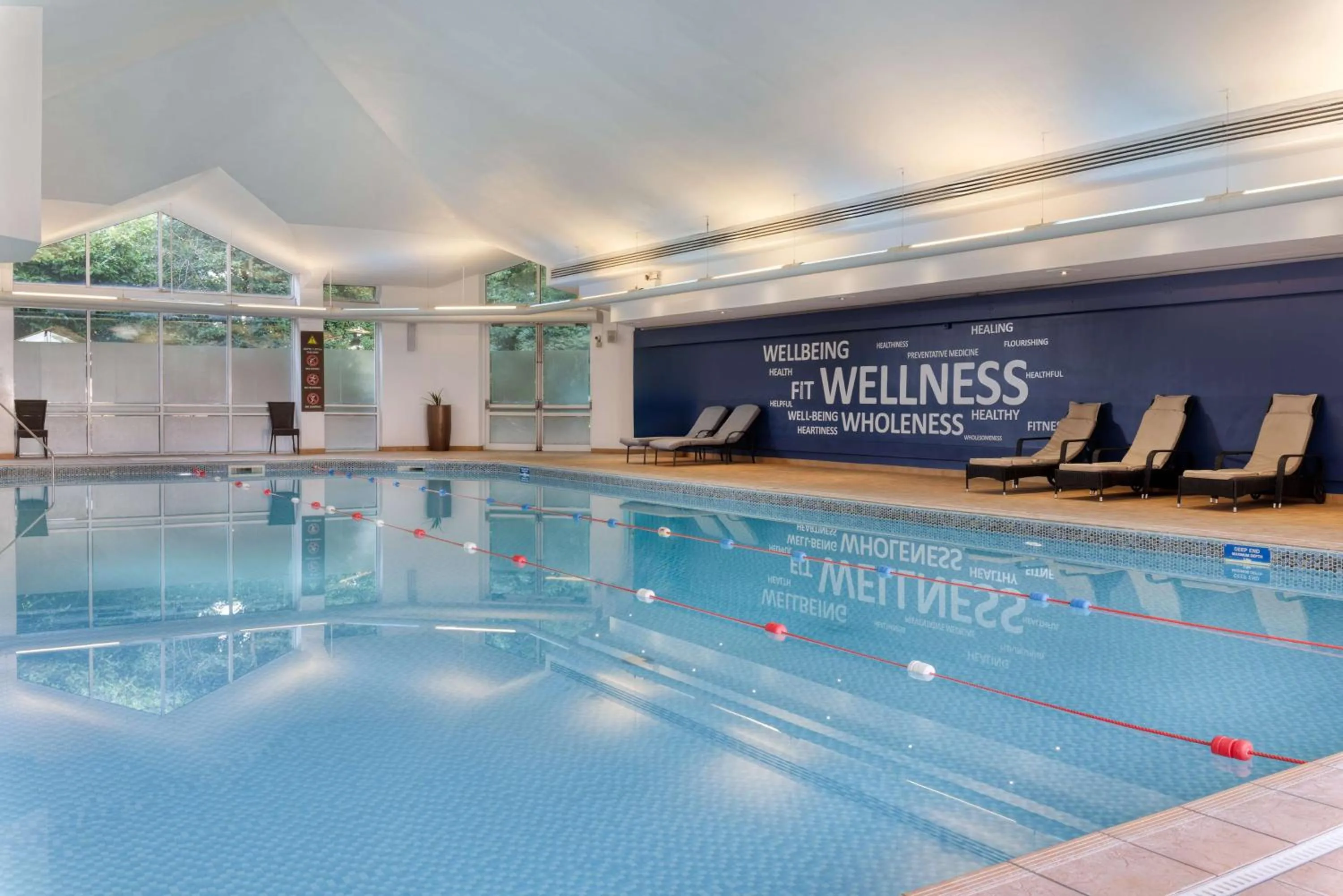 Swimming pool in Hilton Leicester Hotel