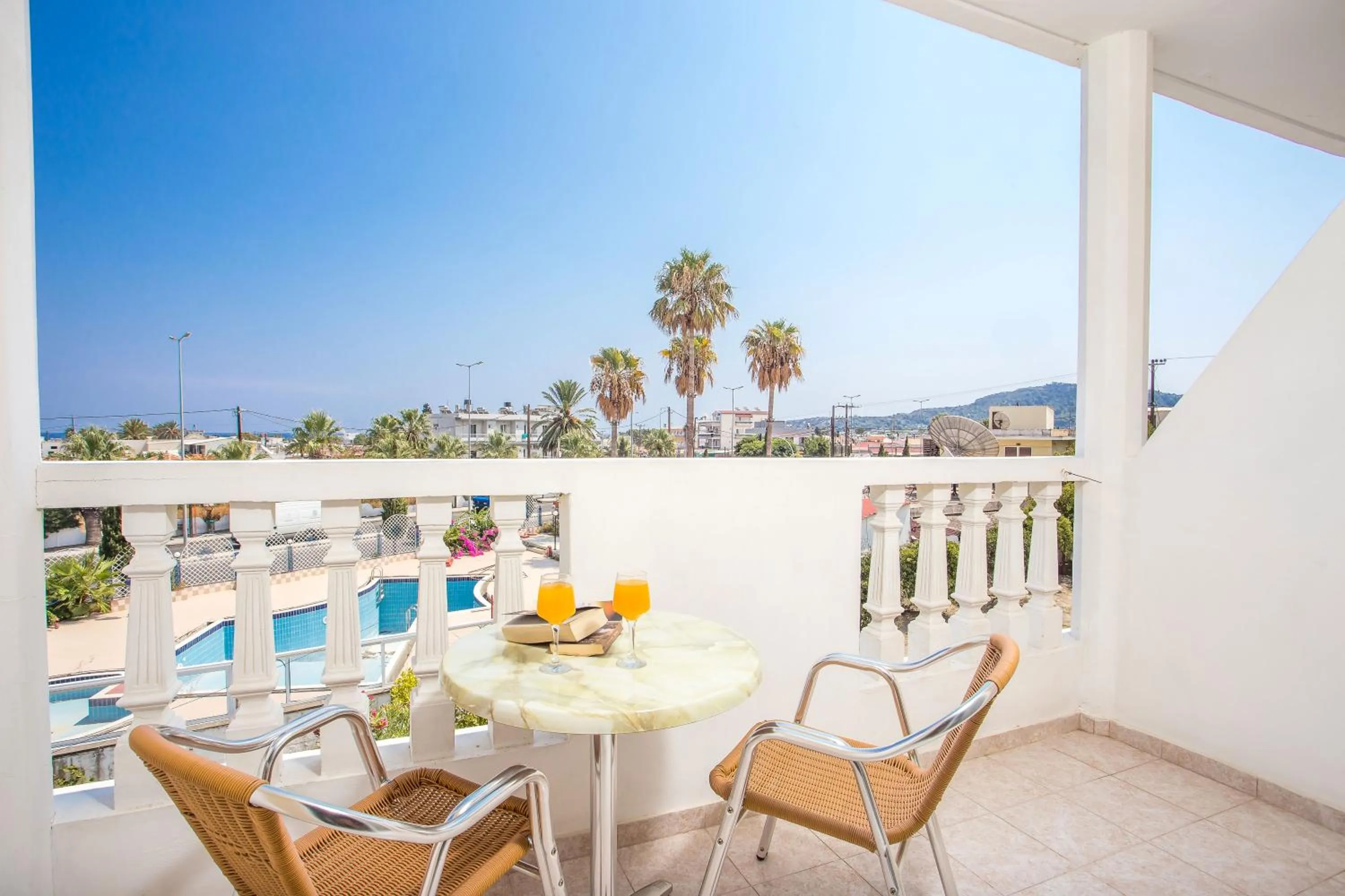 Balcony/Terrace in Iatridis Studios Faliraki