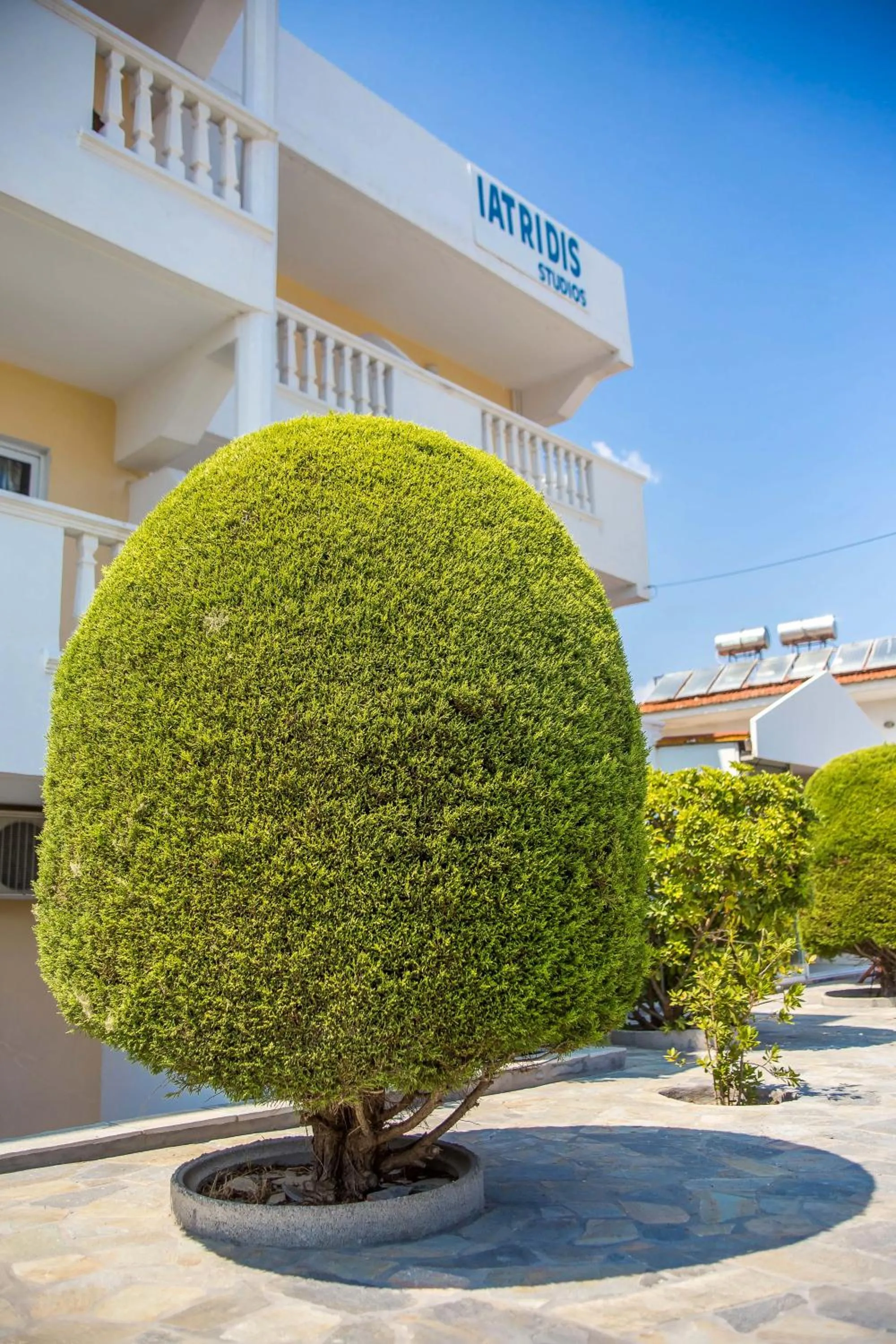 Facade/entrance in Iatridis Studios Faliraki