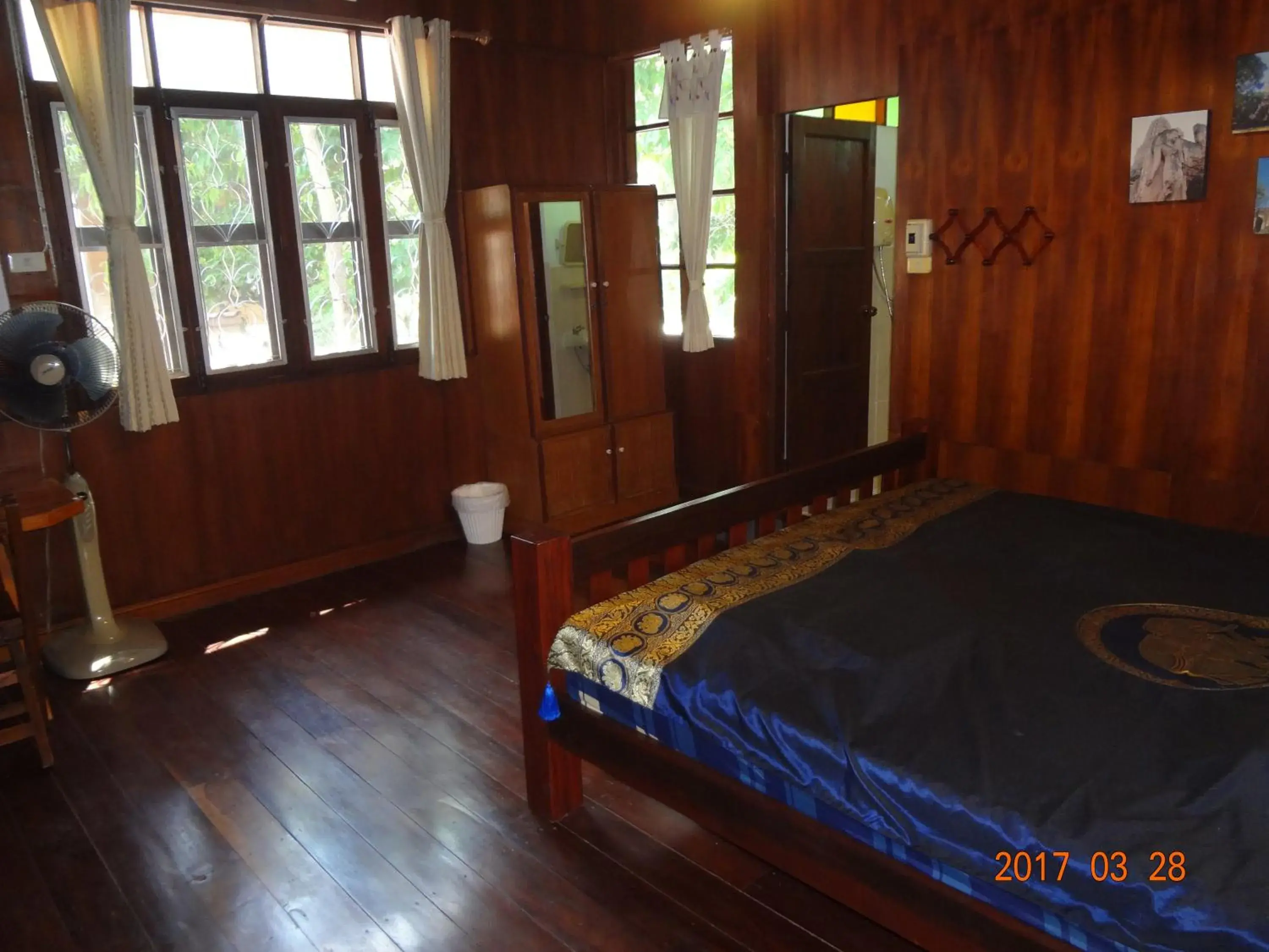 Wooden Room With Aircon in At Home Sukhothai Wooden Room With Aircon in At Home Sukhothai