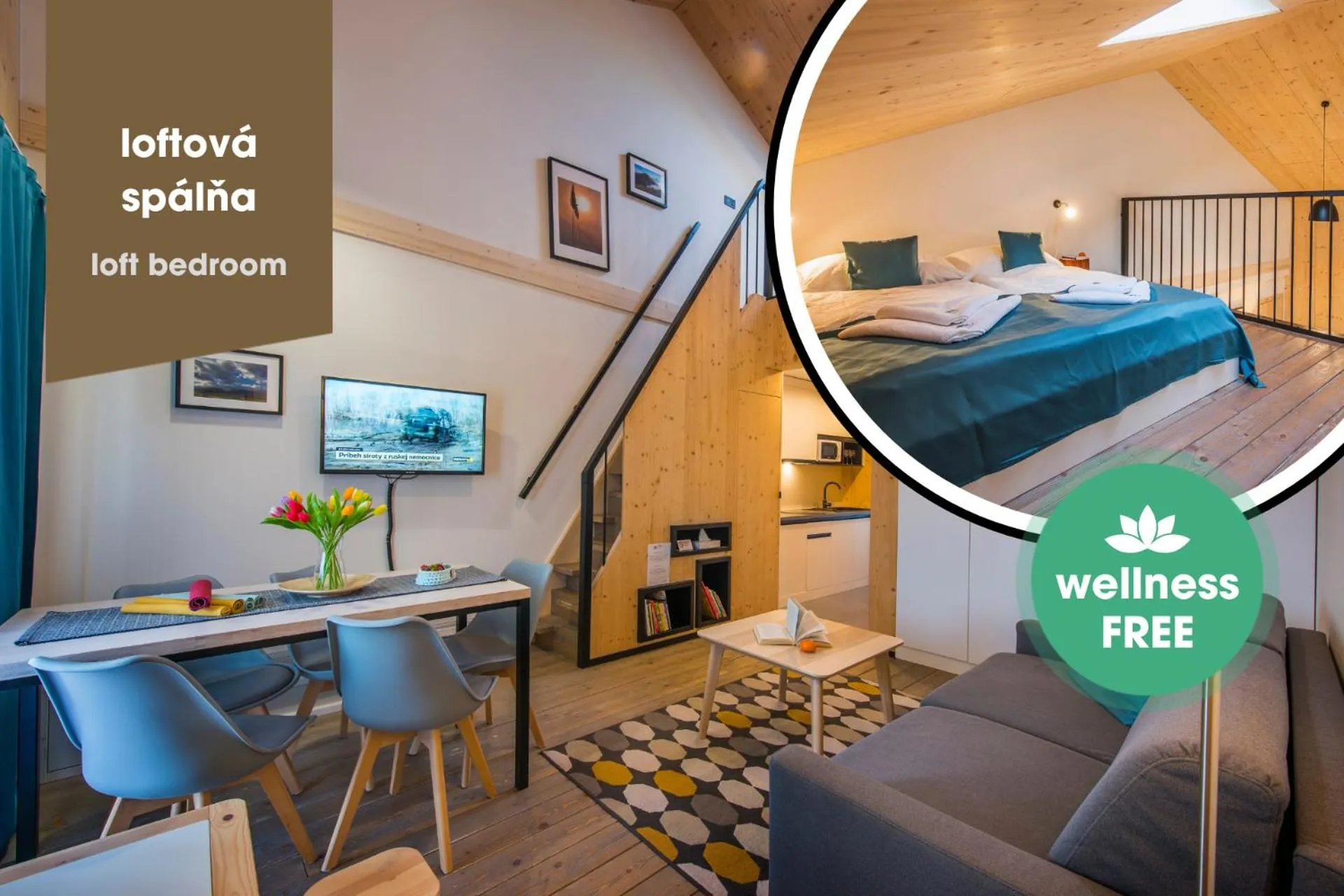 Bed in Demänová Rezort