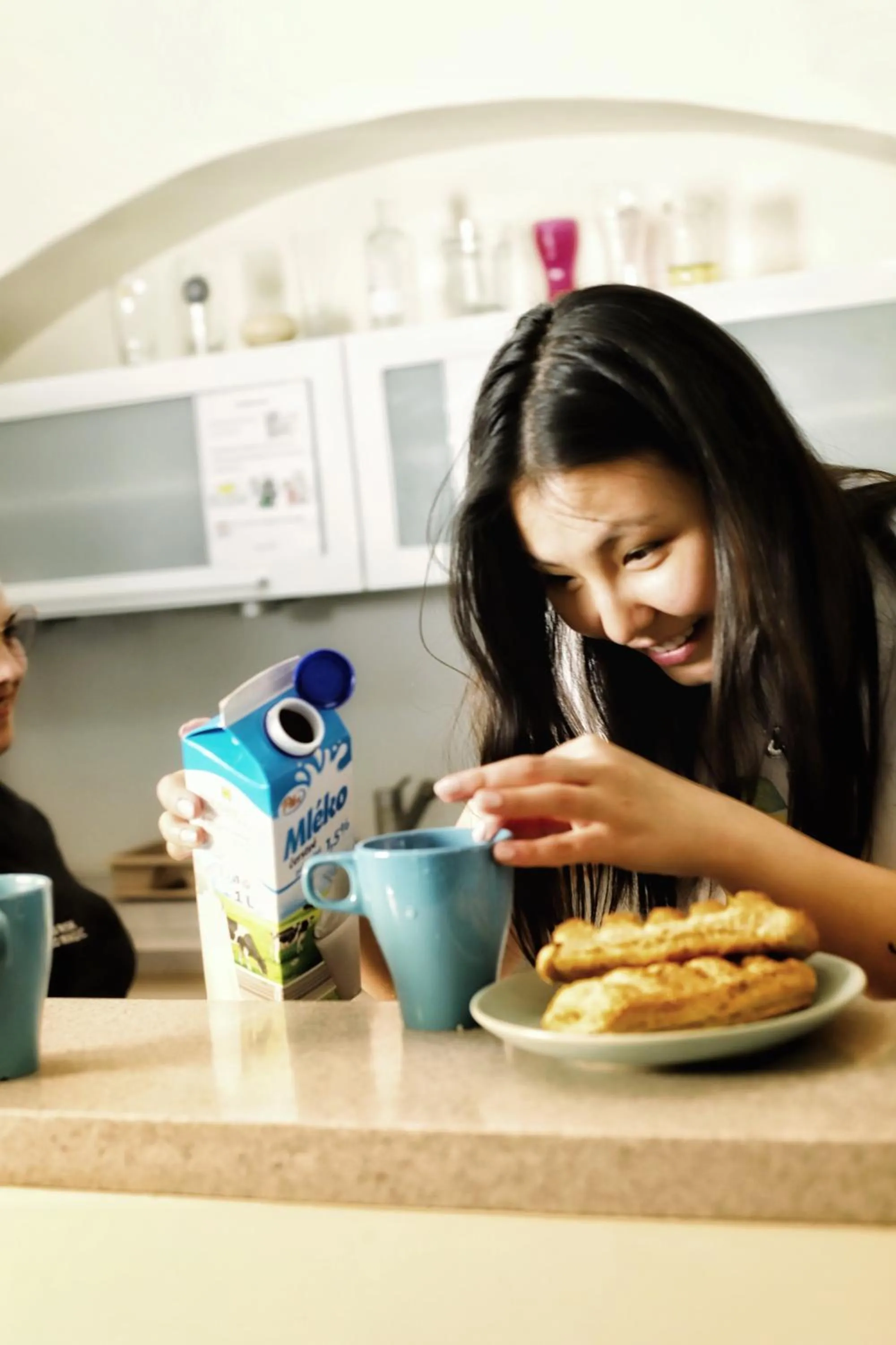 kitchen in Hostel HOMEr - Old Town Square