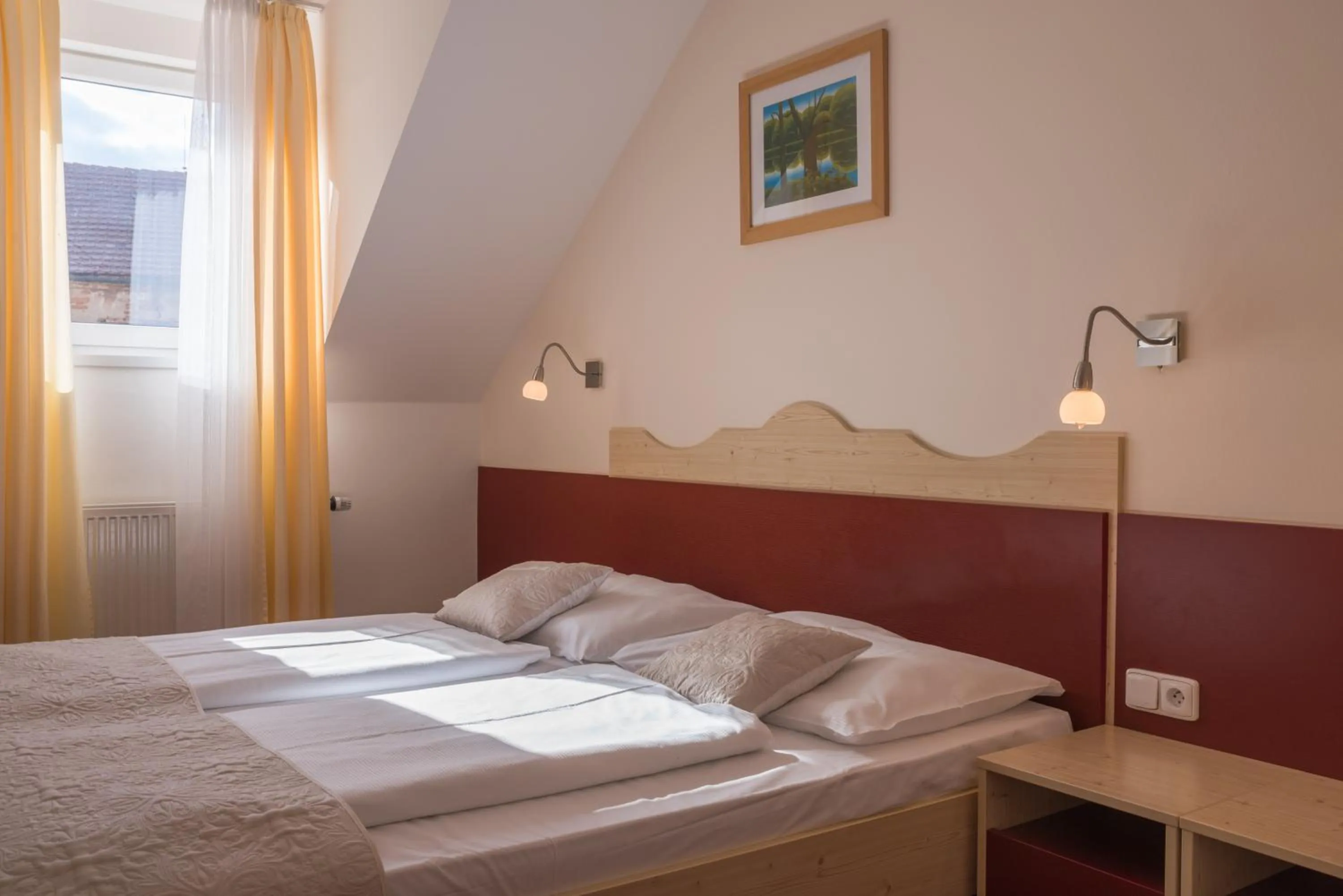 Bed in Wellness Hotel IRIS