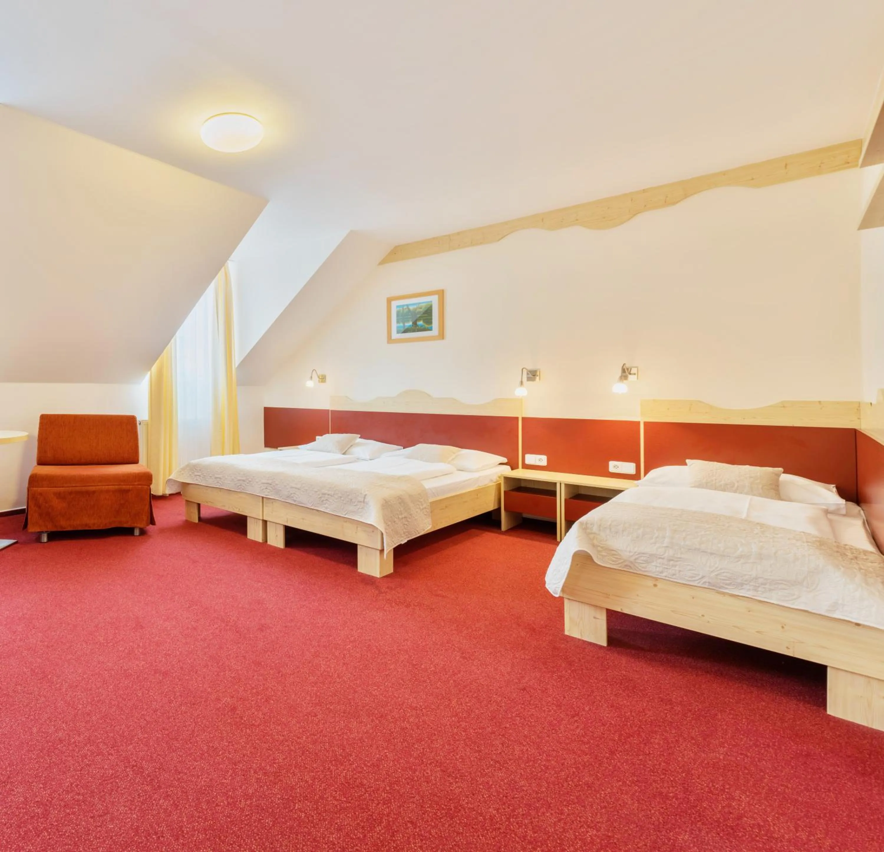 Bed in Wellness Hotel IRIS