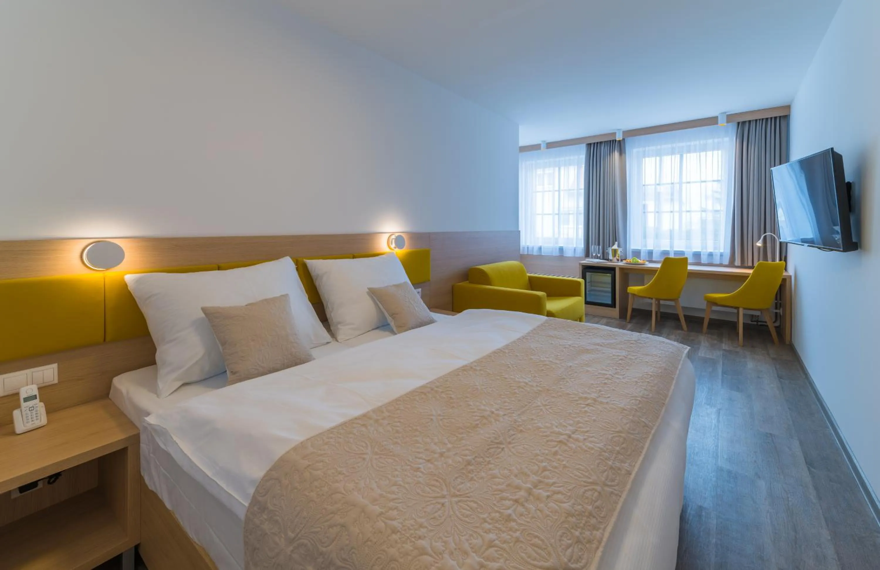 Bed in Wellness Hotel IRIS