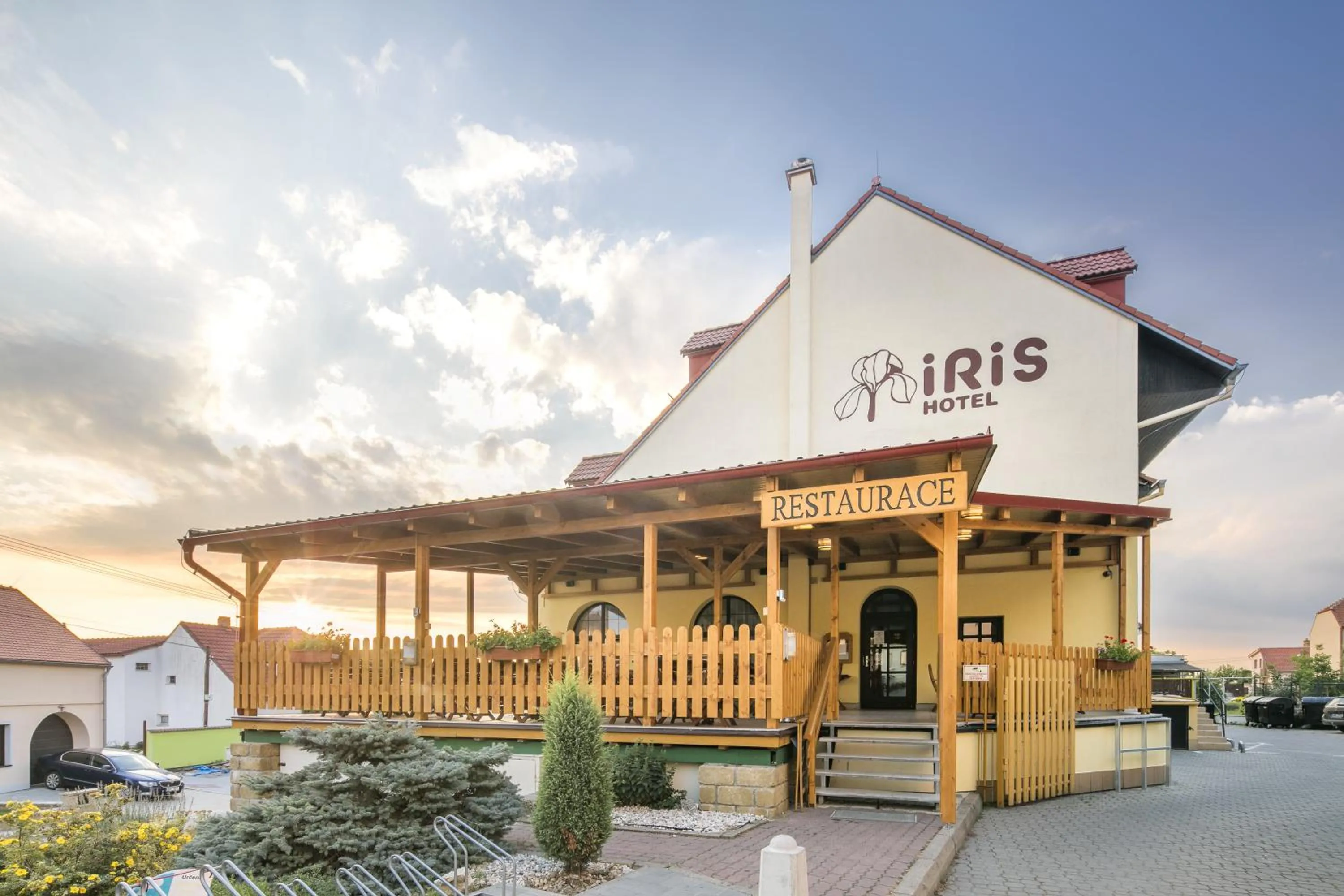 Facade/entrance in Wellness Hotel IRIS