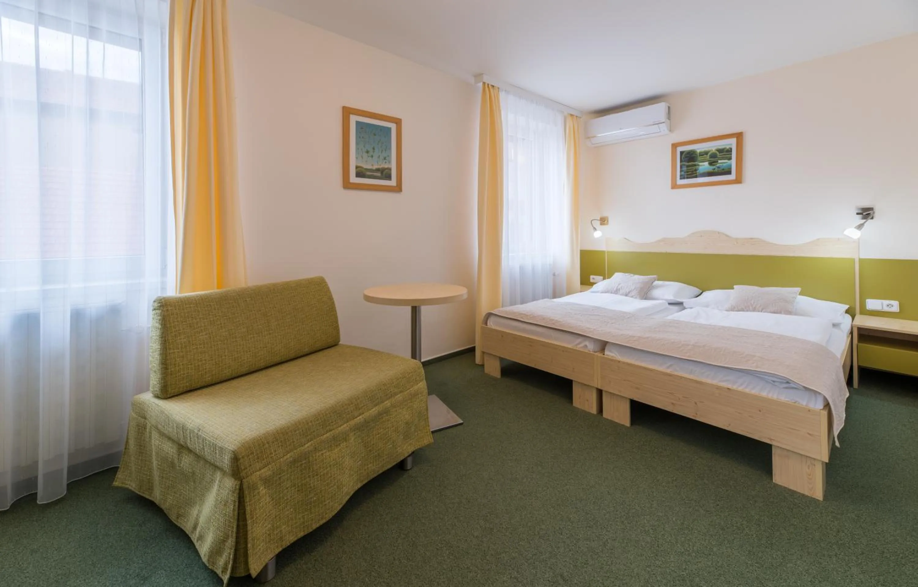 Bed in Wellness Hotel IRIS