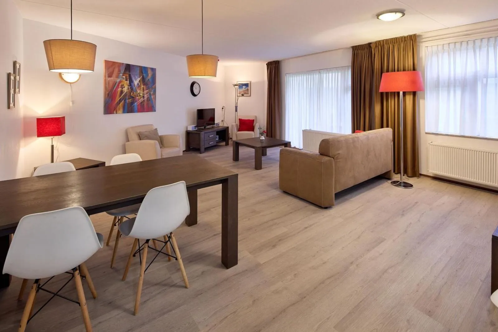 Living room in De Pelikaan Texel Appartementen