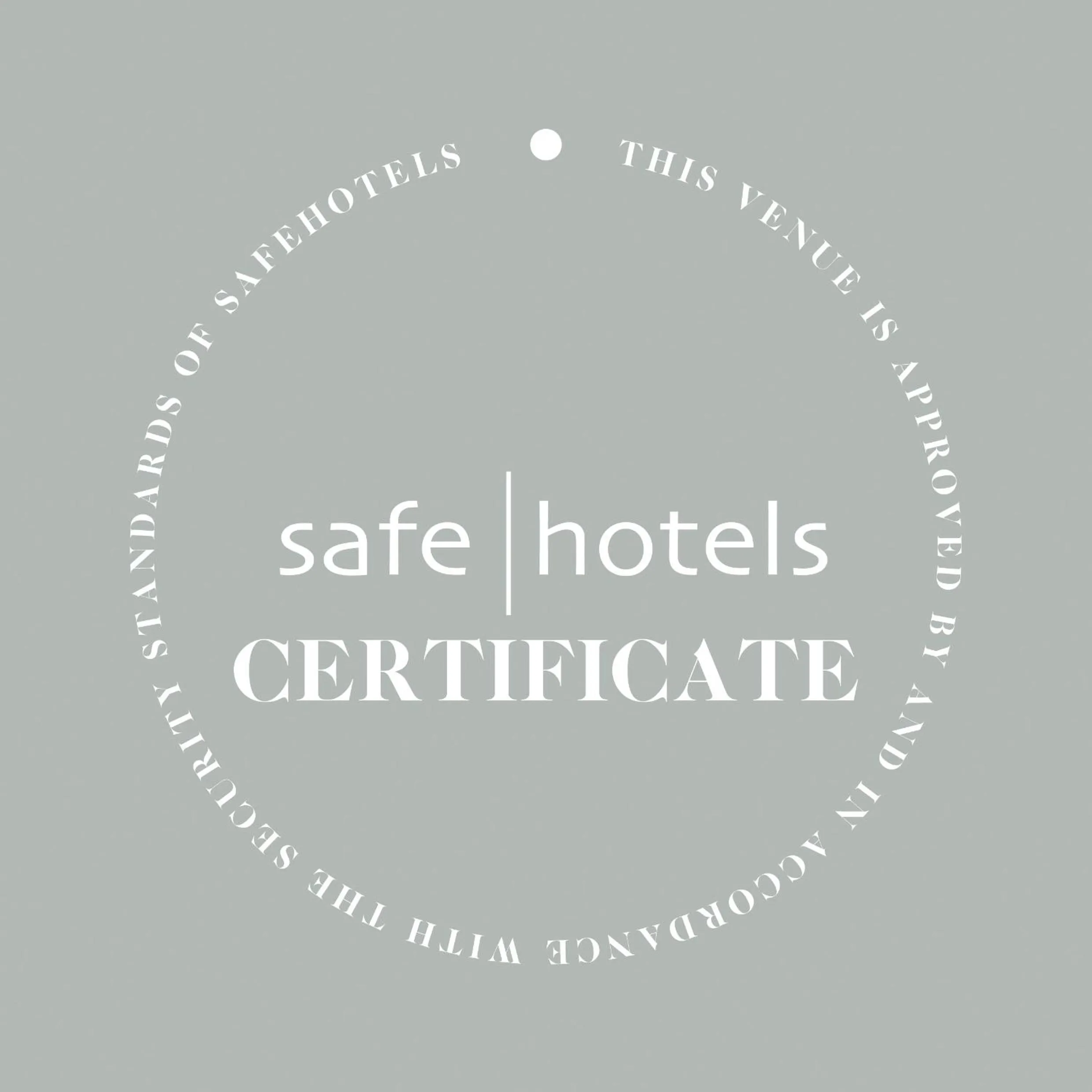 Certificate/Award, Property Logo/Sign in Park Inn By Radisson Amsterdam Airport Schiphol