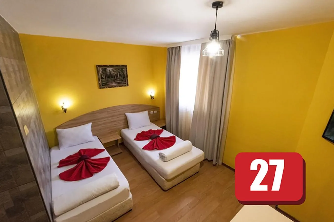 Bed in Hotel Simona Complex