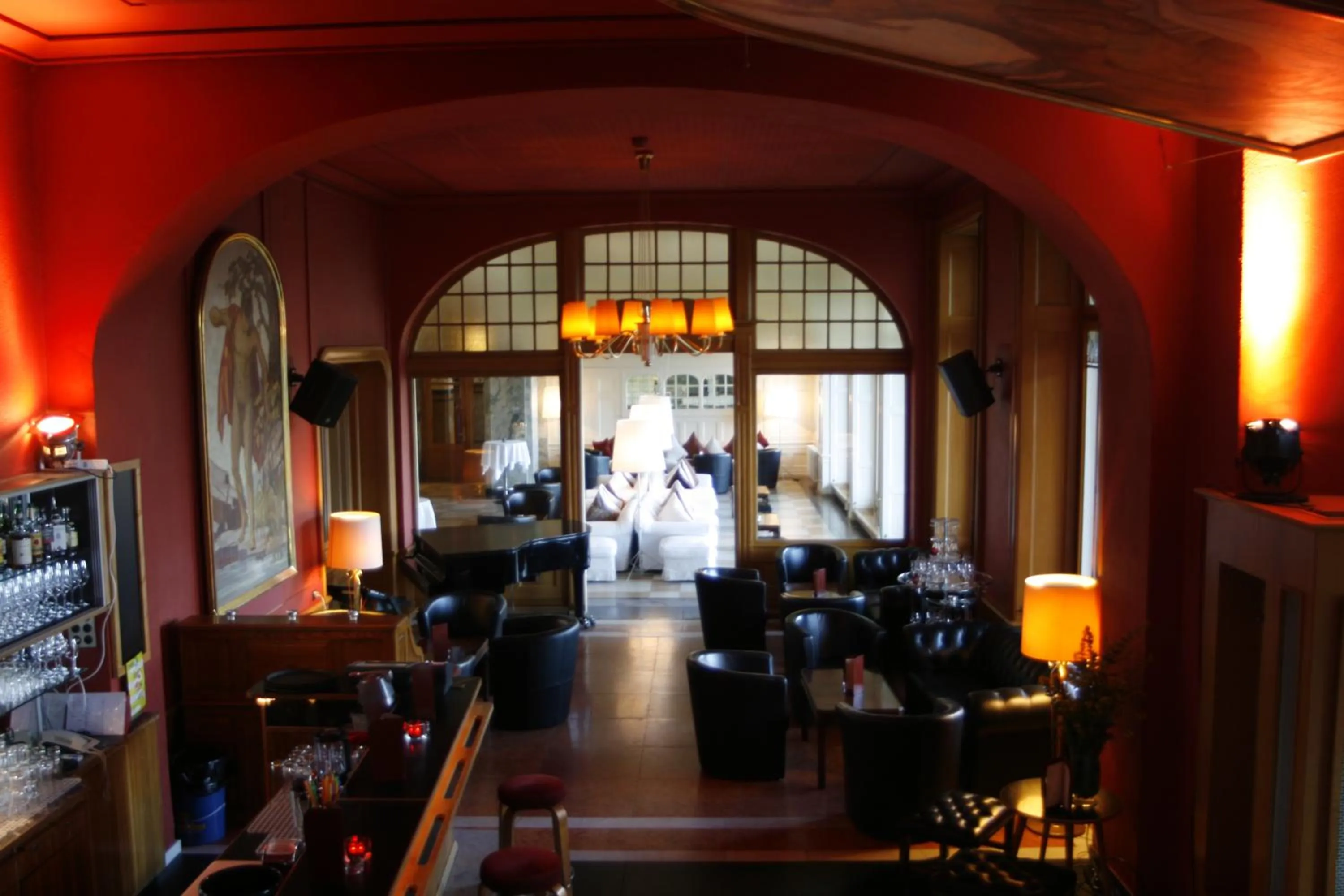 Lounge or bar in Schatzalp Hotel