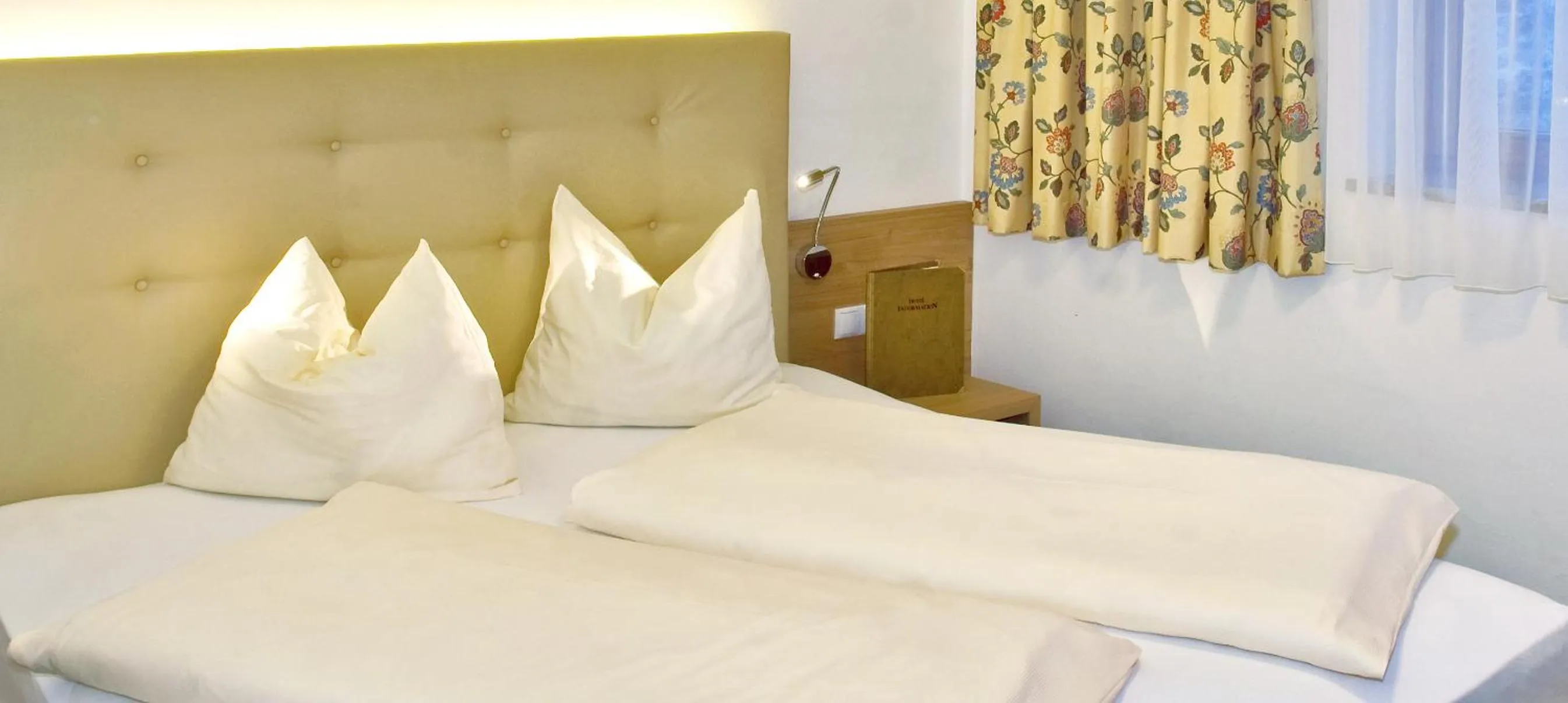 Bed in Hotel Berghof