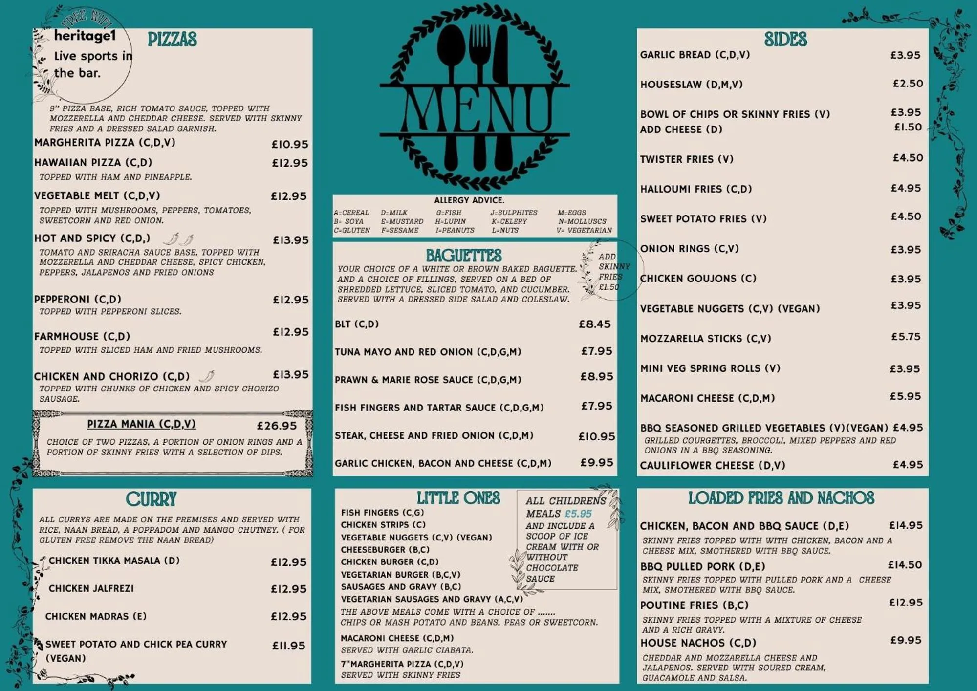 Restaurant/places to eat in The Heritage Hotel