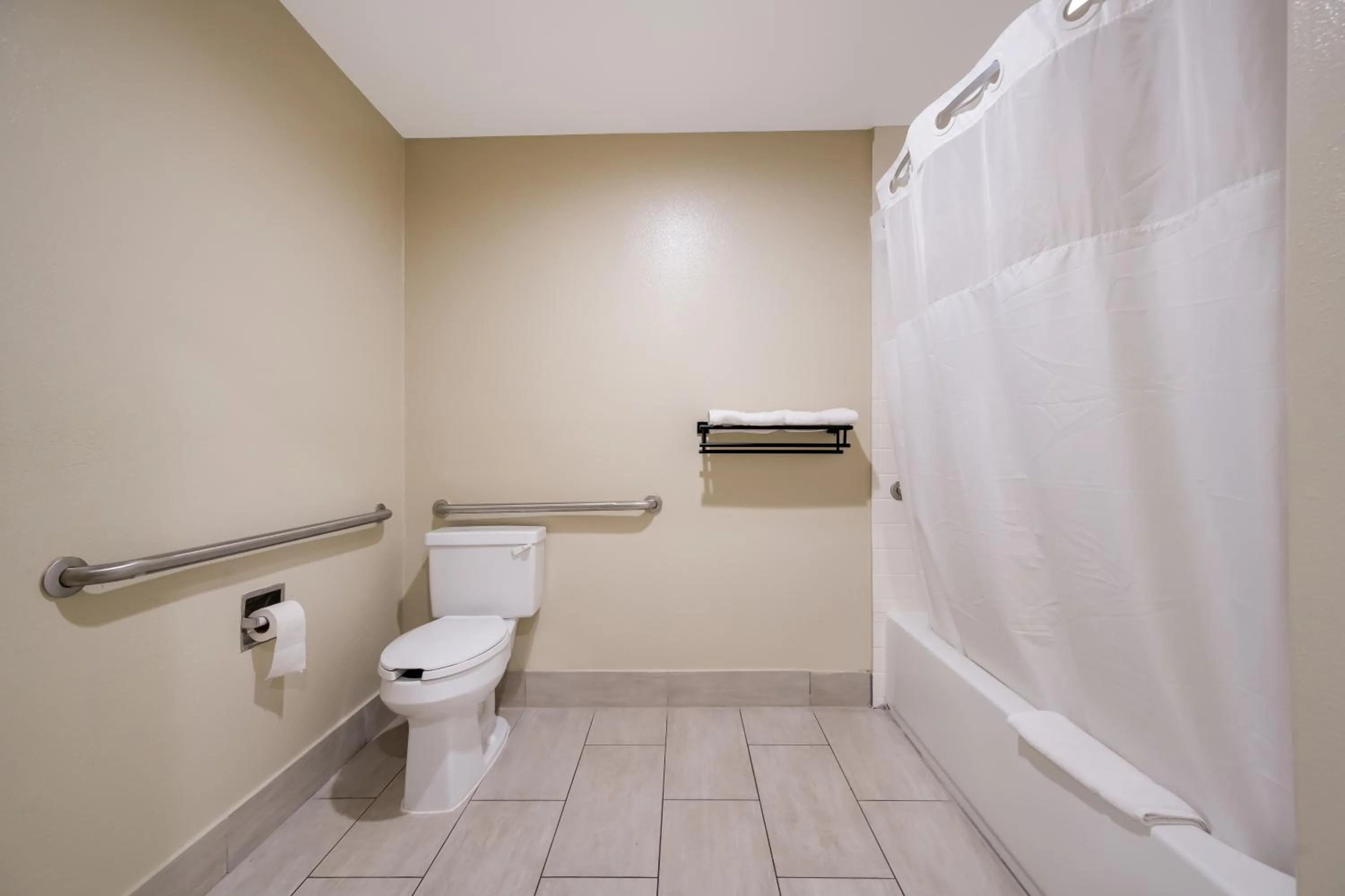 Shower in Americas Best Value Inn Houston Heights at I-45