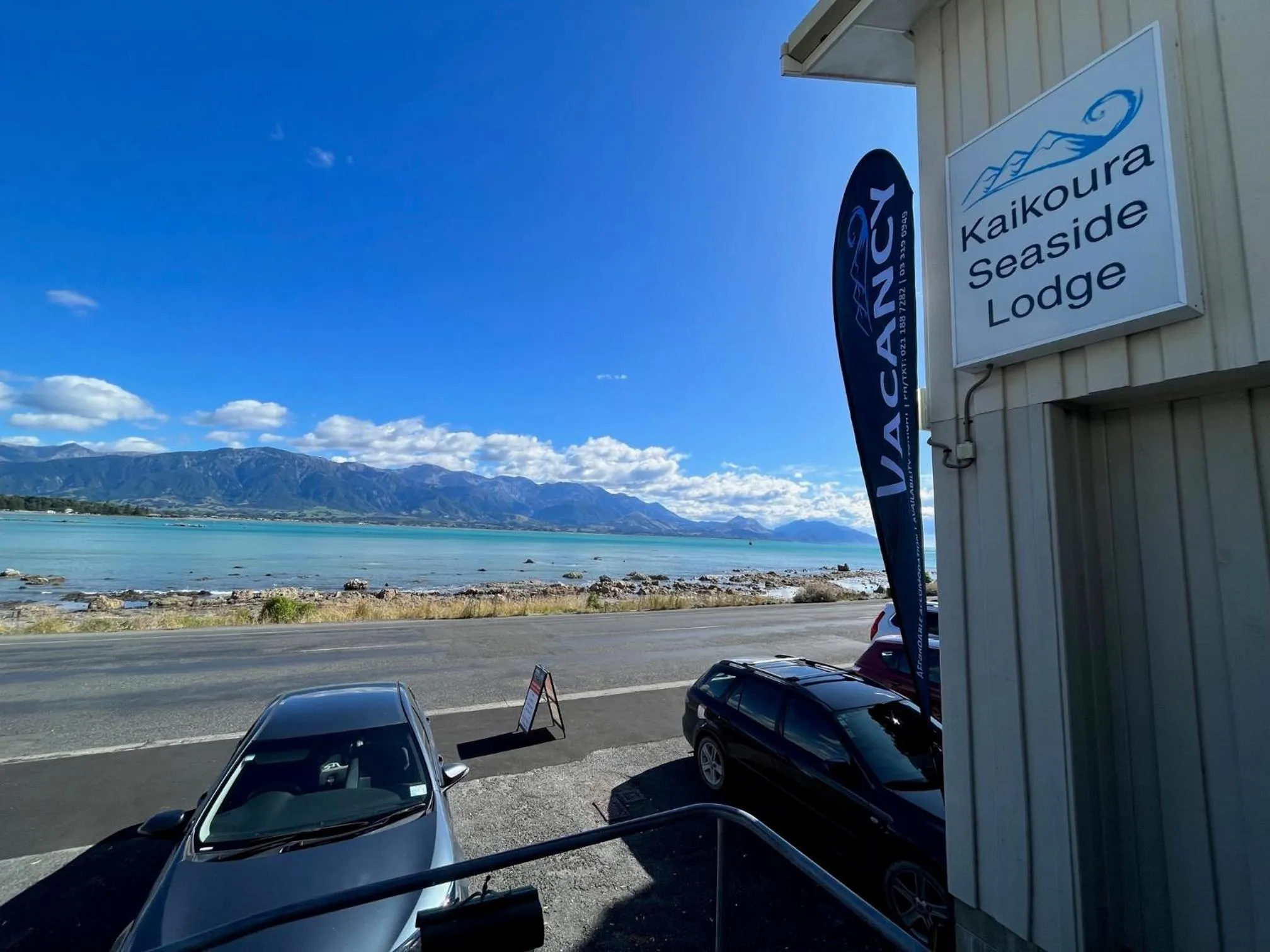 Property logo or sign in Kaikoura Seaside lodge