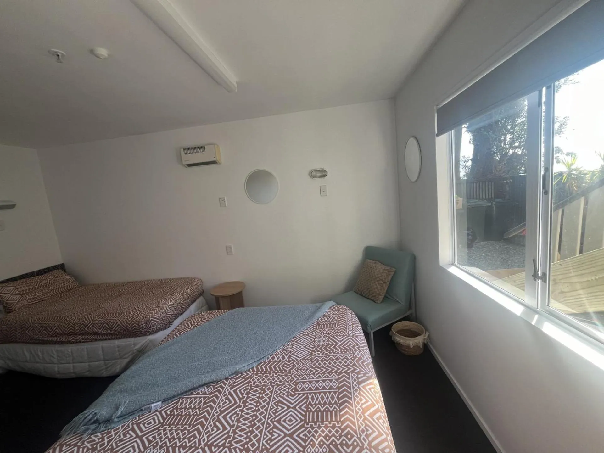 Bedroom, Bed in Kaikoura Seaside lodge