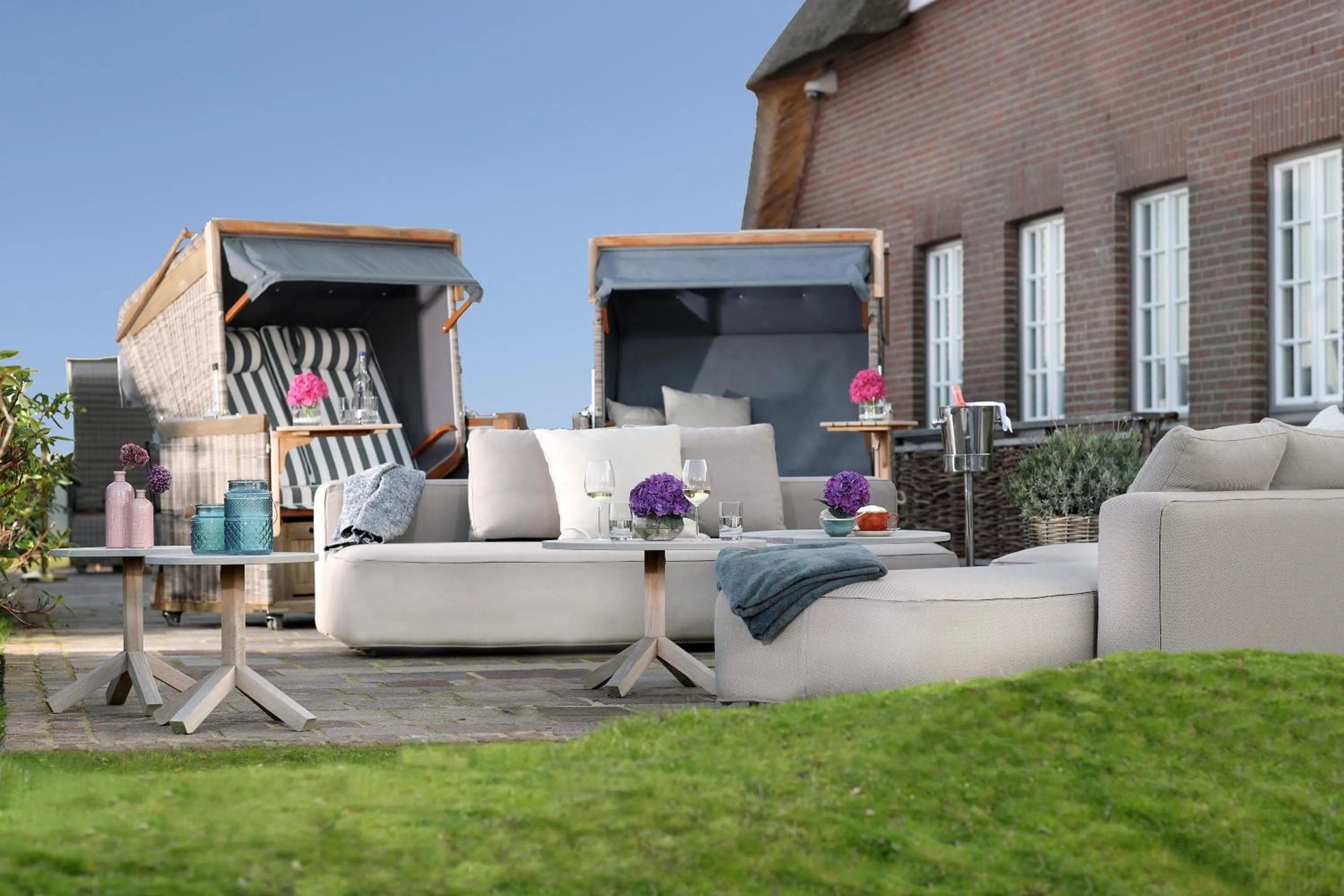 Balcony/Terrace in Landhaus Severin's Morsum Kliff