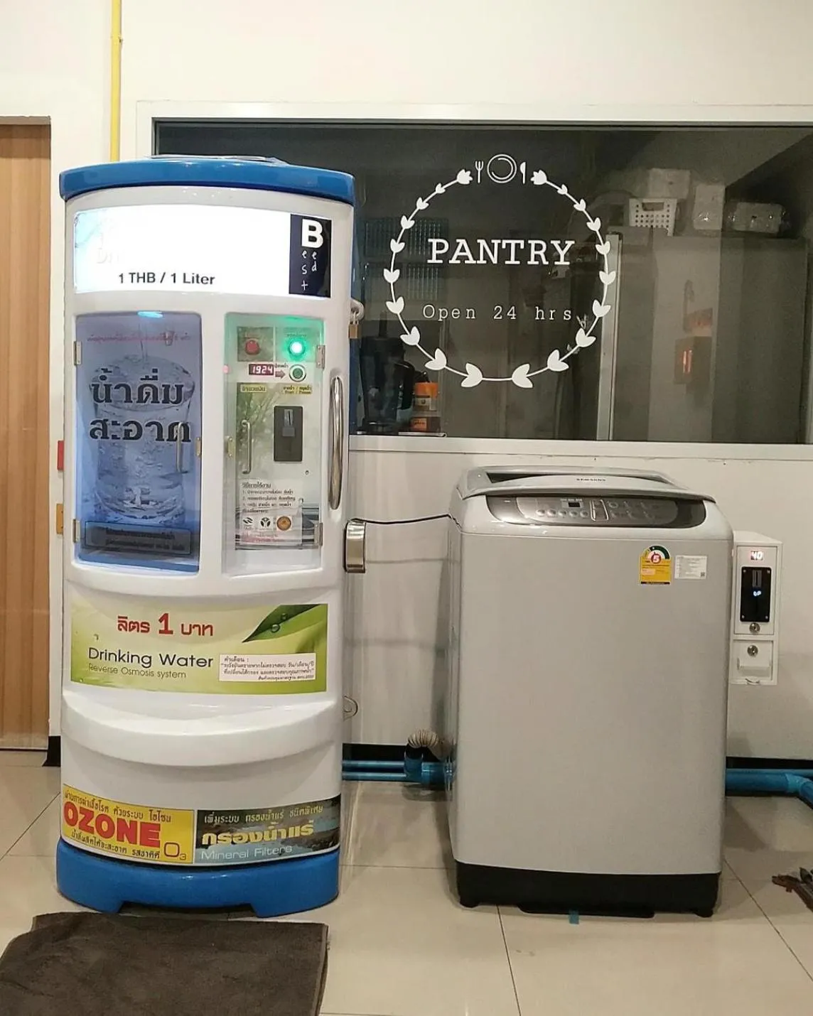 washing machine in Best Bed Suvarnabhumi Hostel