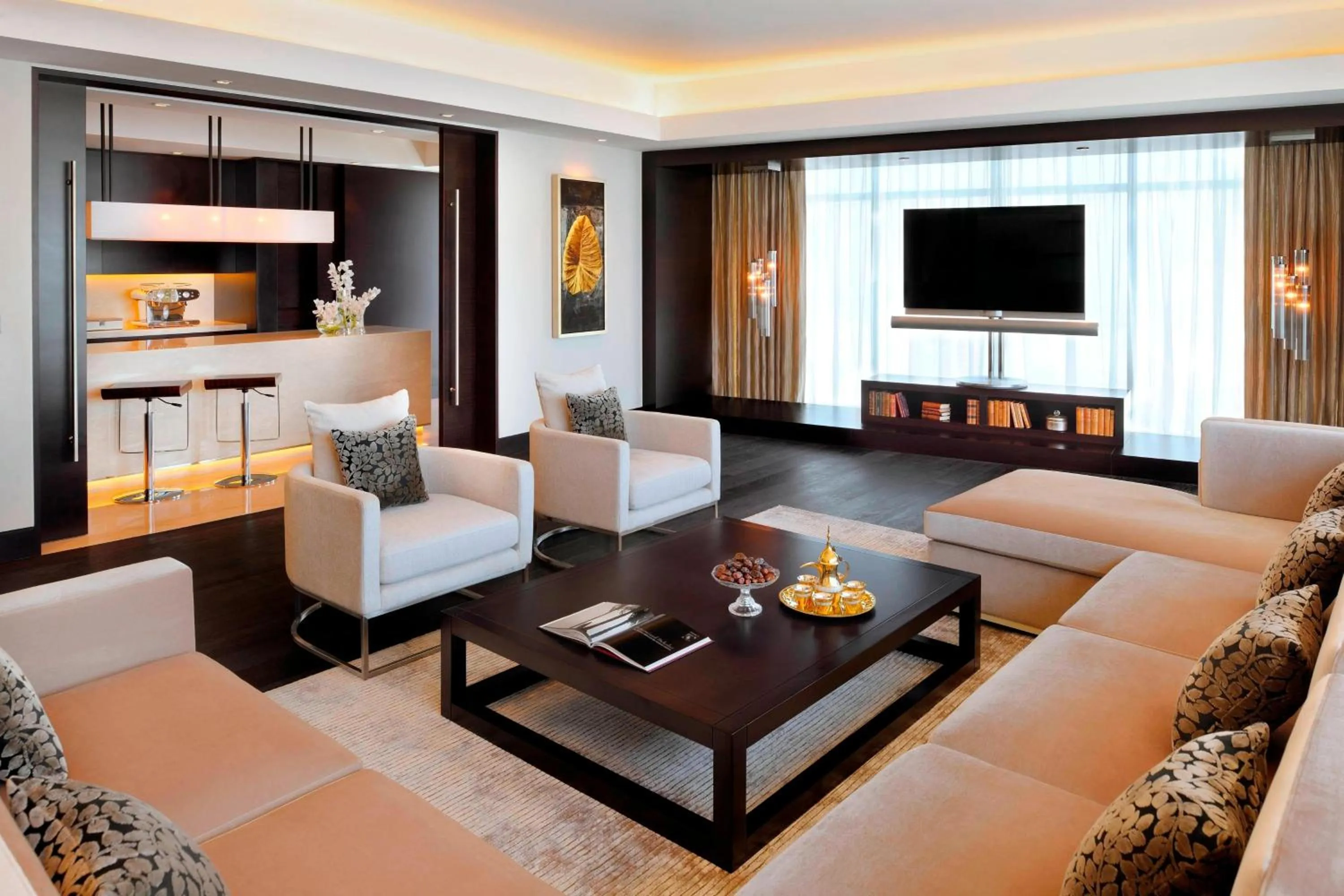 Living room in JW Marriott Marquis Hotel Dubai