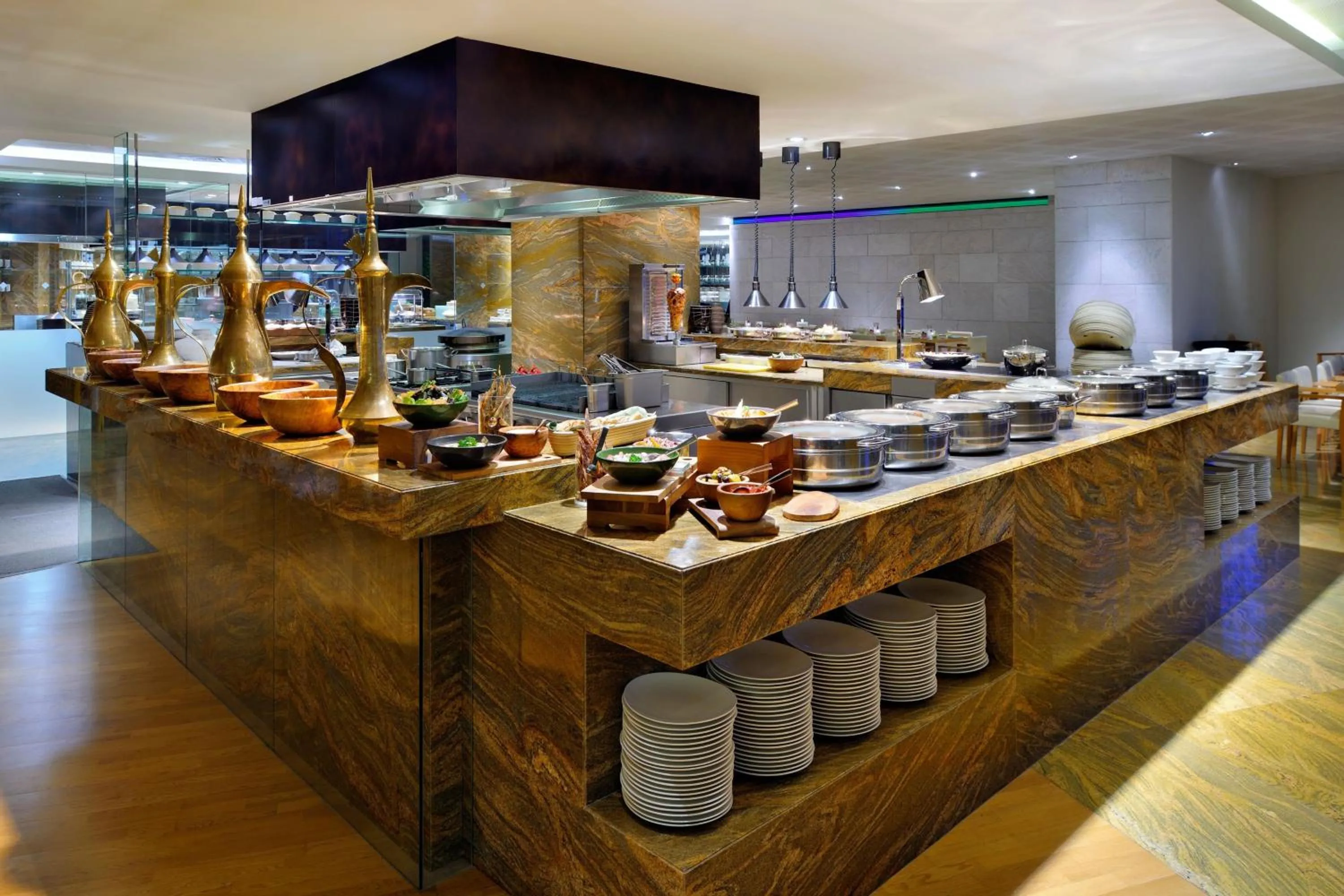 Kitchen or kitchenette in JW Marriott Marquis Hotel Dubai