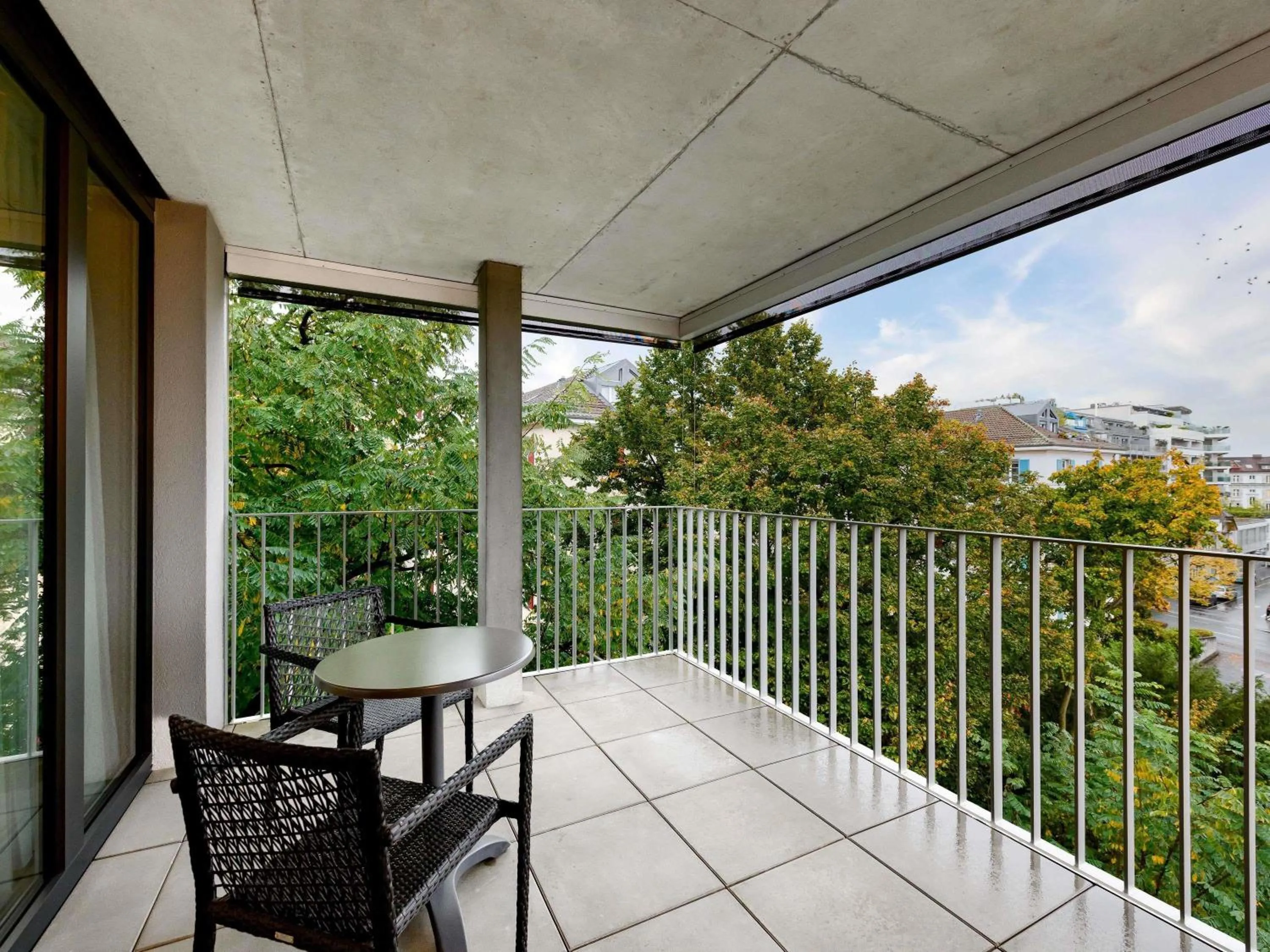 Bedroom in Mövenpick Hotel Lausanne