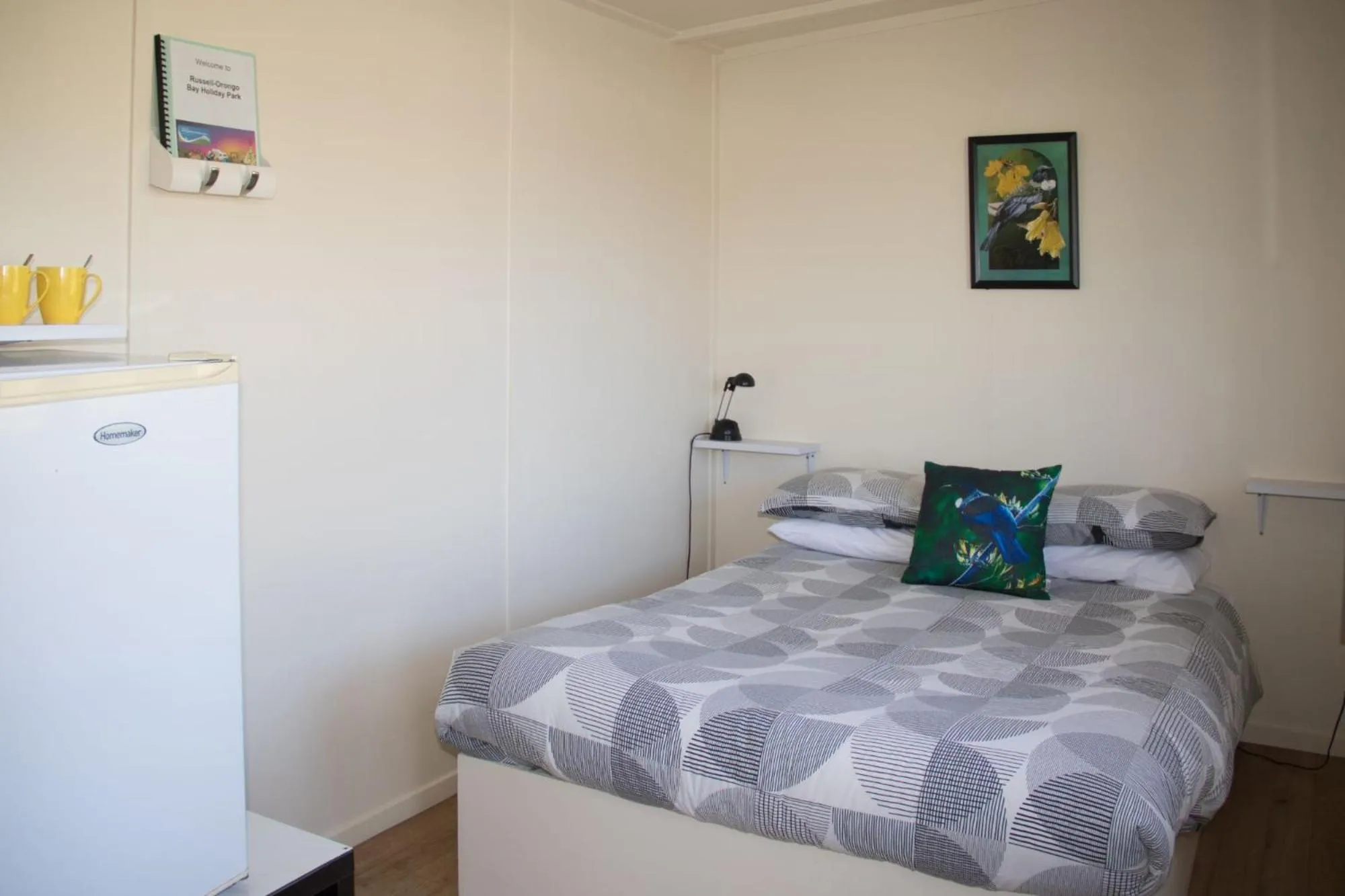 Bed in Russell-Orongo Bay Holiday Park