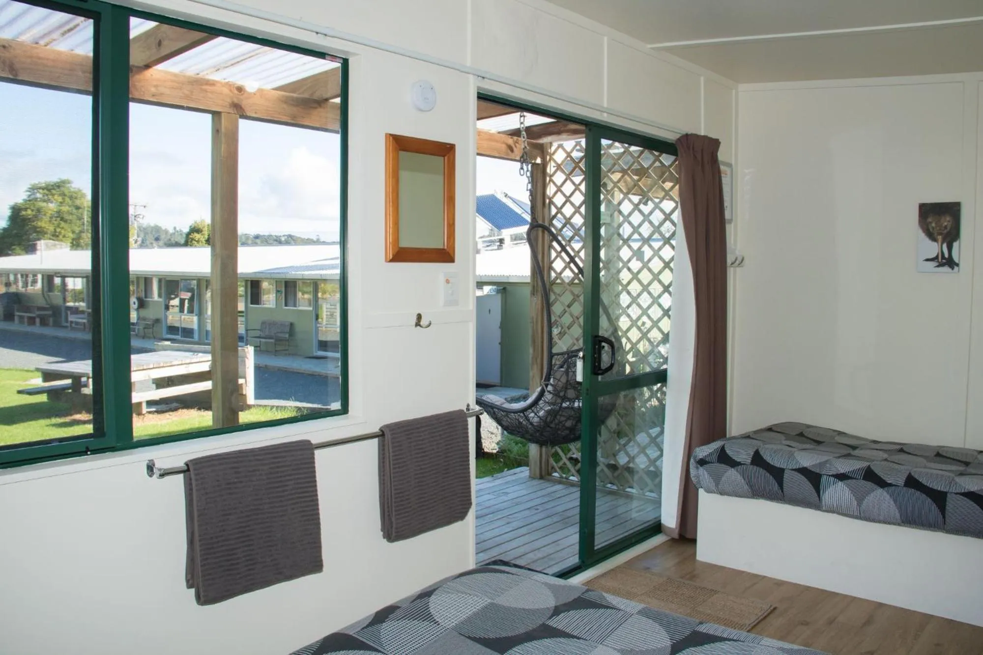 Balcony/Terrace in Russell-Orongo Bay Holiday Park
