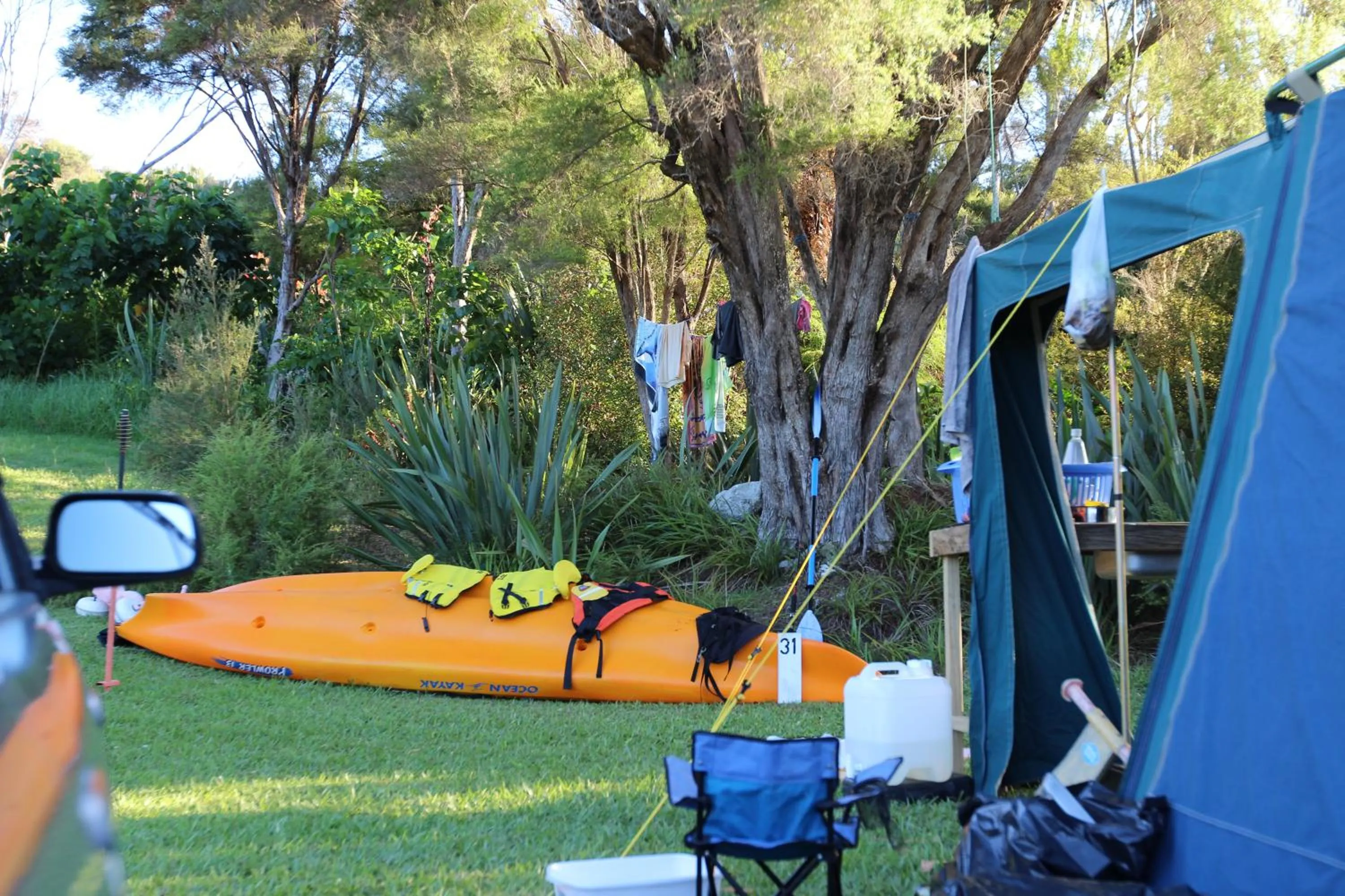 Canoeing in Russell-Orongo Bay Holiday Park
