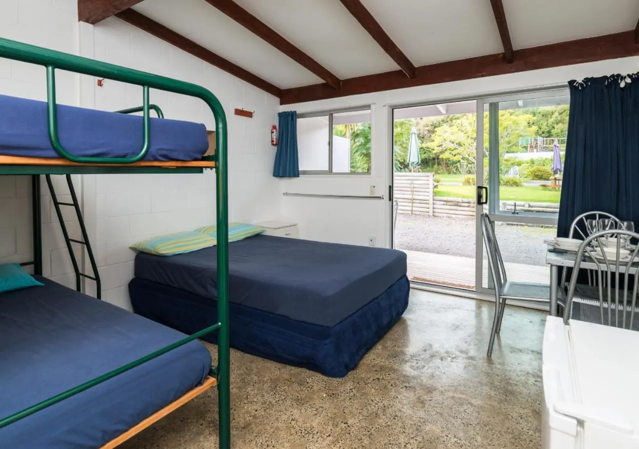 Bed in Russell-Orongo Bay Holiday Park