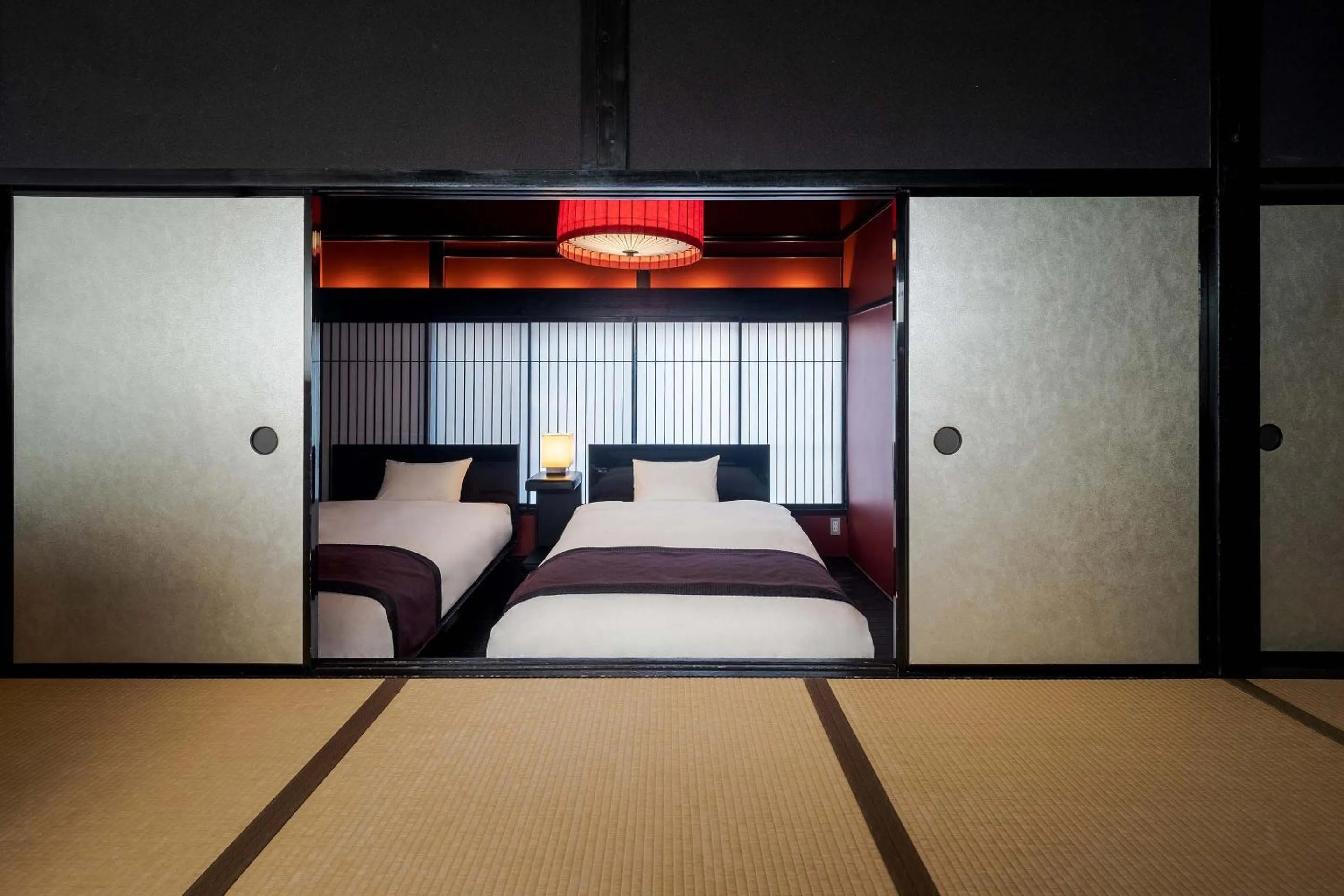 Bed in Suo an Machiya House