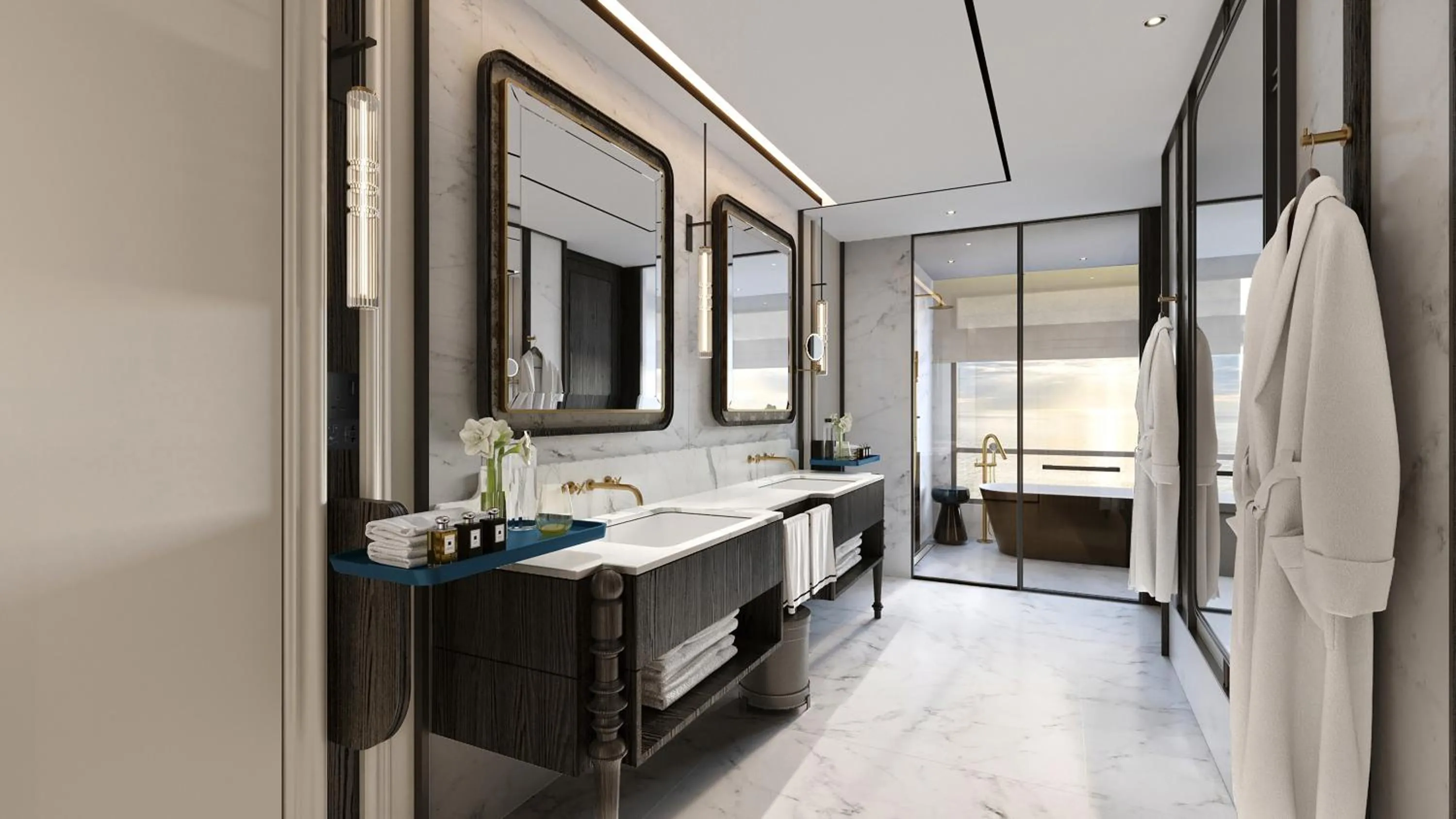 Toilet, Bed in The Millen Penang, Autograph Collection