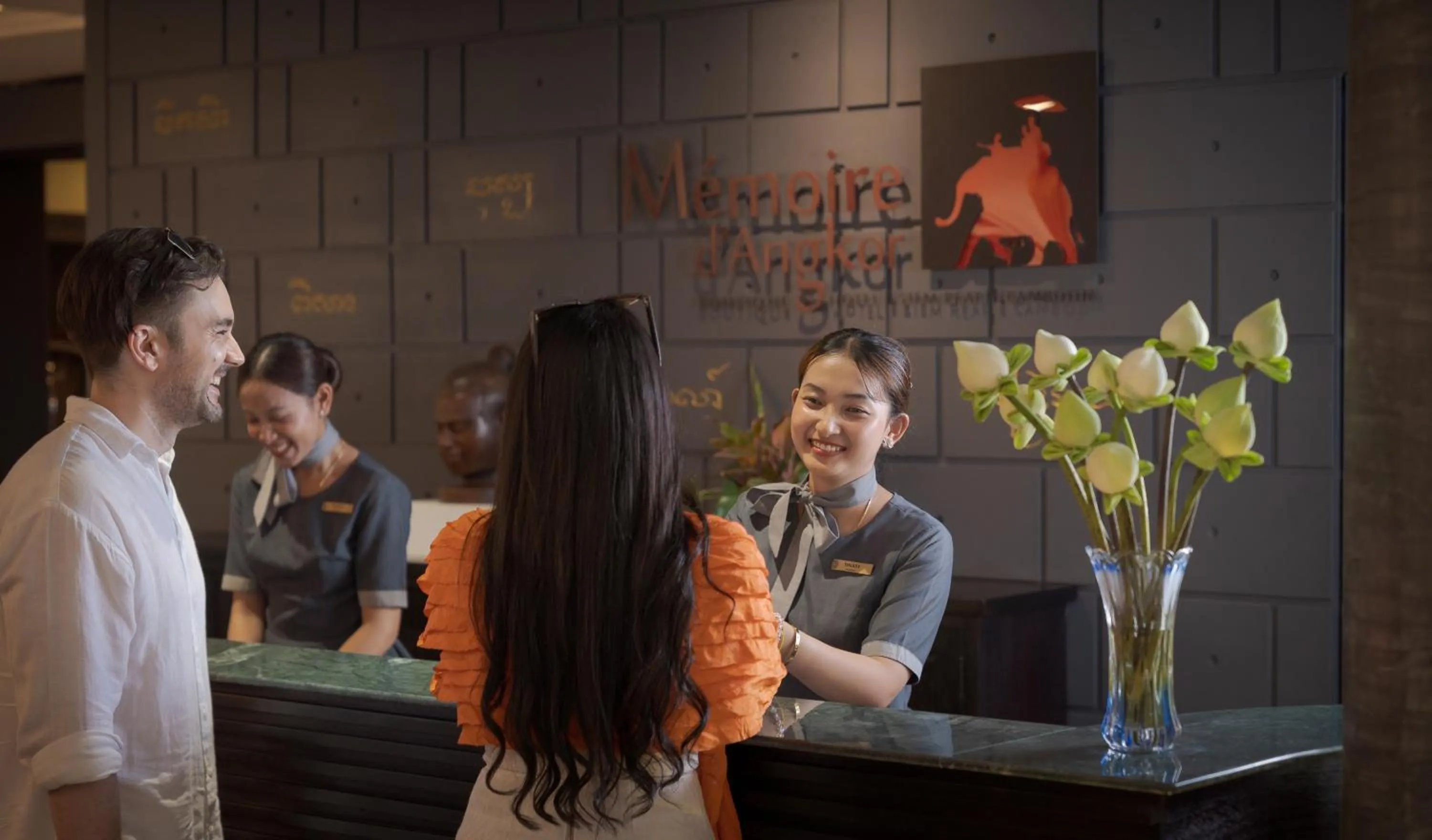 Staff in Memoire d' Angkor Boutique Hotel