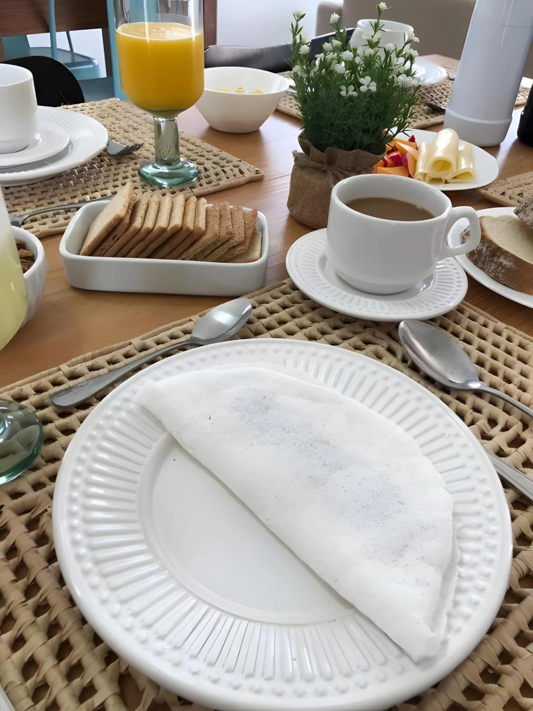 Food and drinks in Pousada Divino Milagre