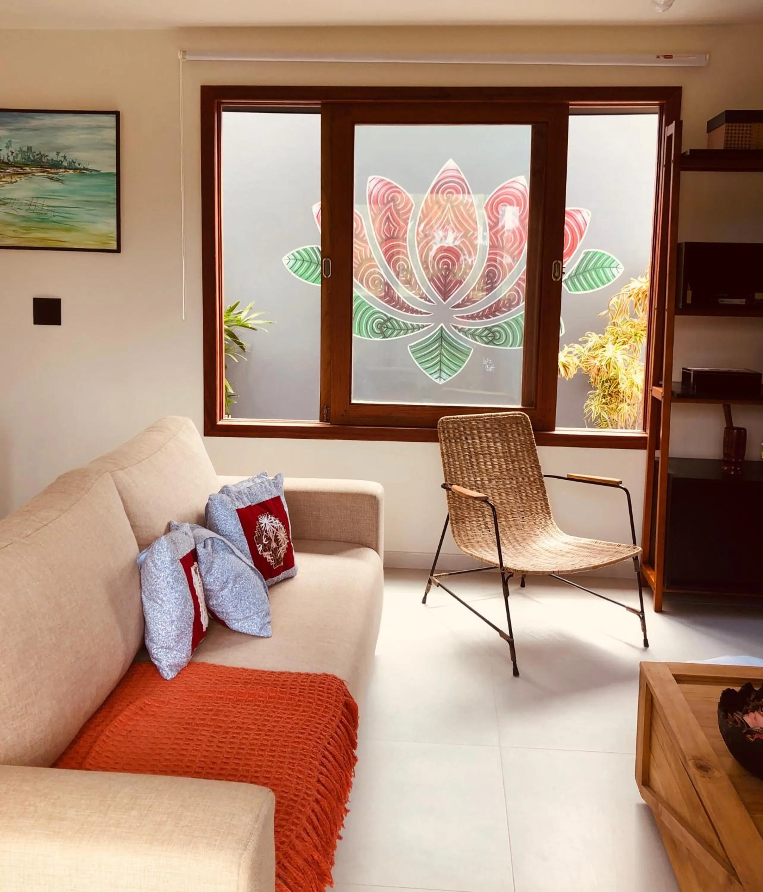 Living room in Pousada Divino Milagre