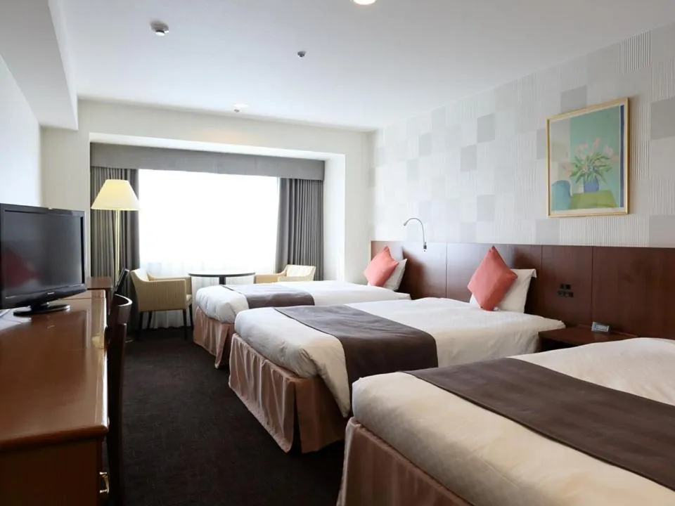 Bed in Loisir Hotel Toyohashi