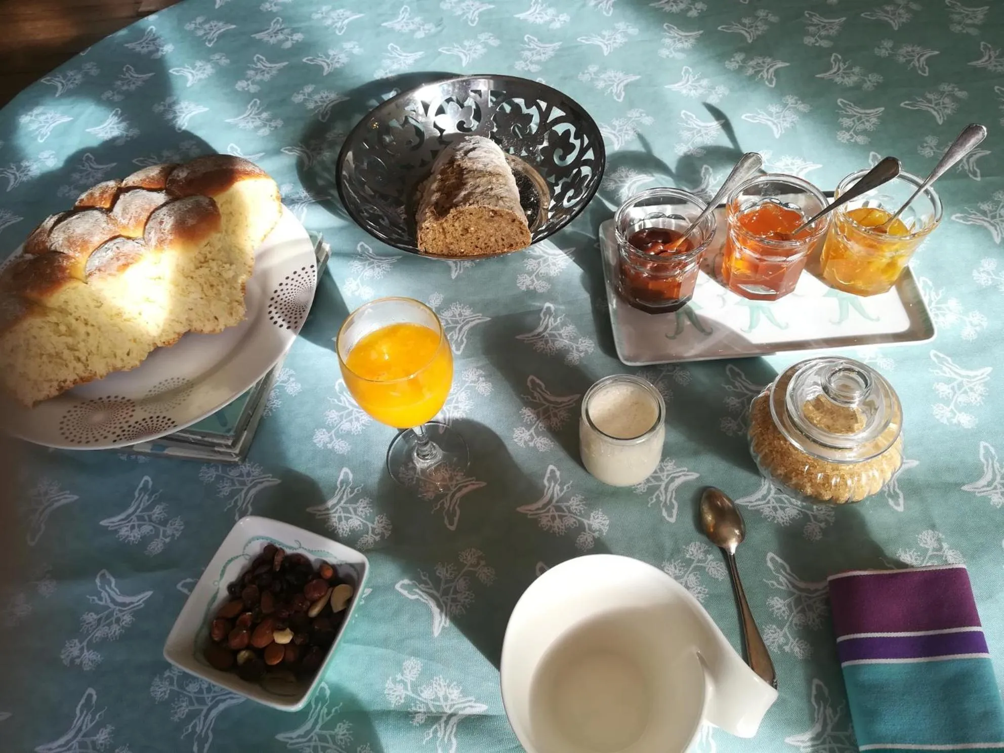 Breakfast in Le Clos Sainte Foy